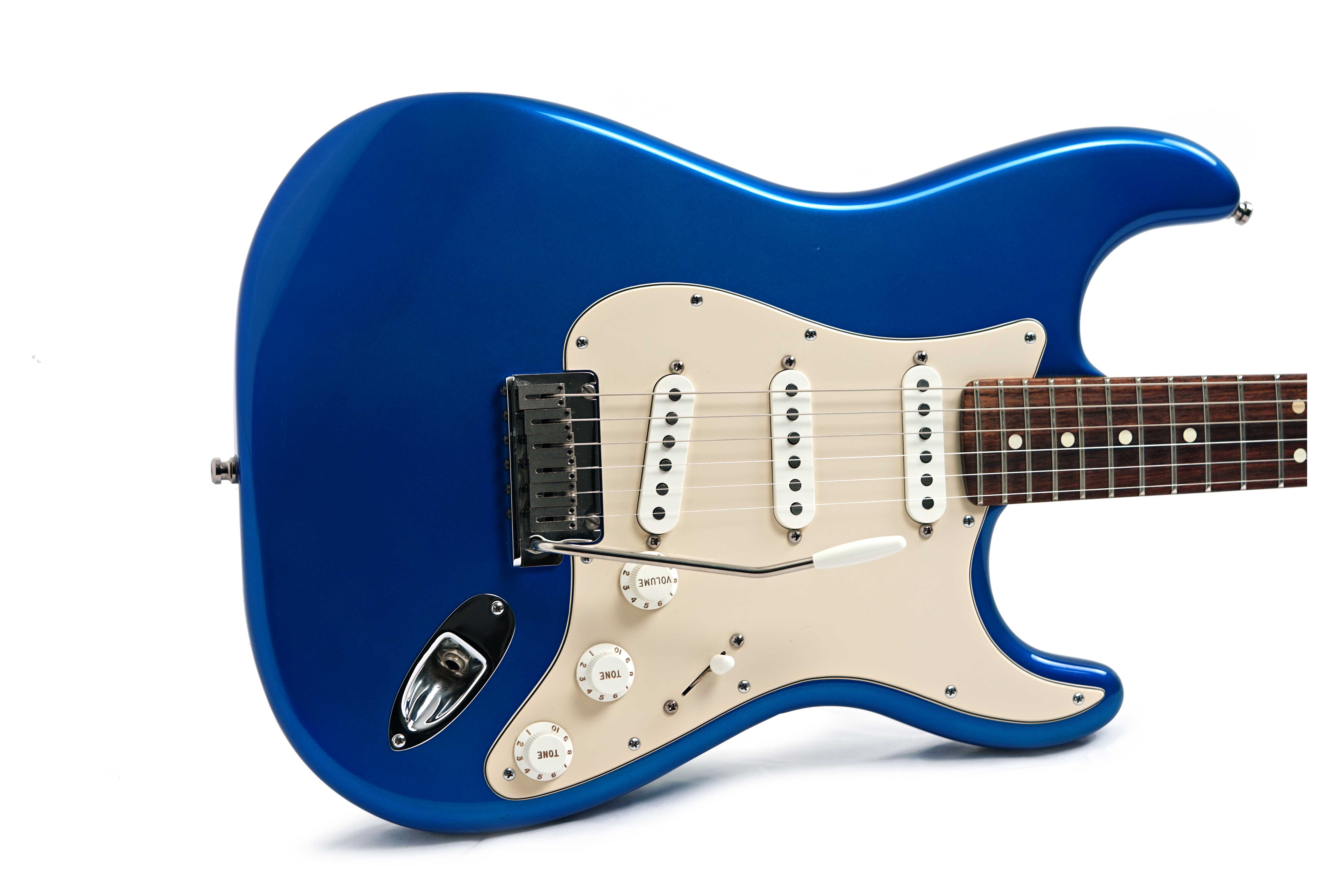 Fender 2002 American Stratocaster Chrome Blue Rosewood Fingerboard (Pre-Owned)