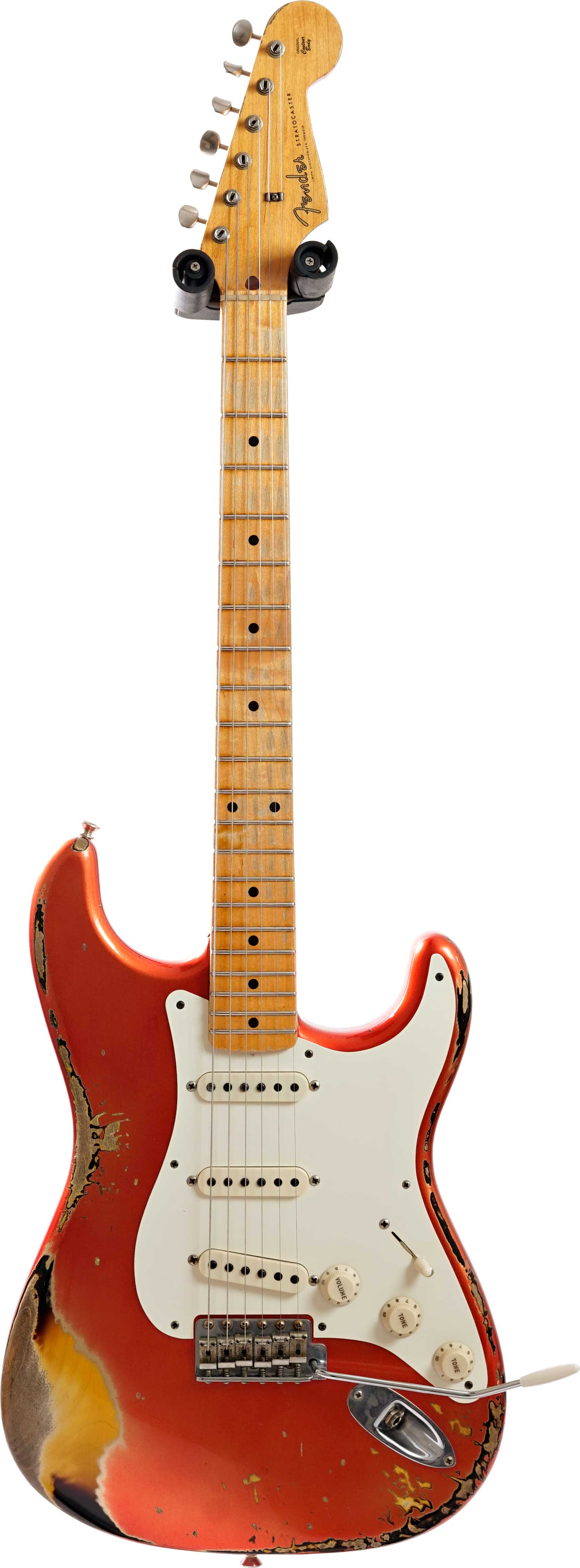 Fender Custom Shop 2022 56 Stratocaster Heavy Relic Candy Apple Red Over Sunburst Limited Edition (Pre-Owned)