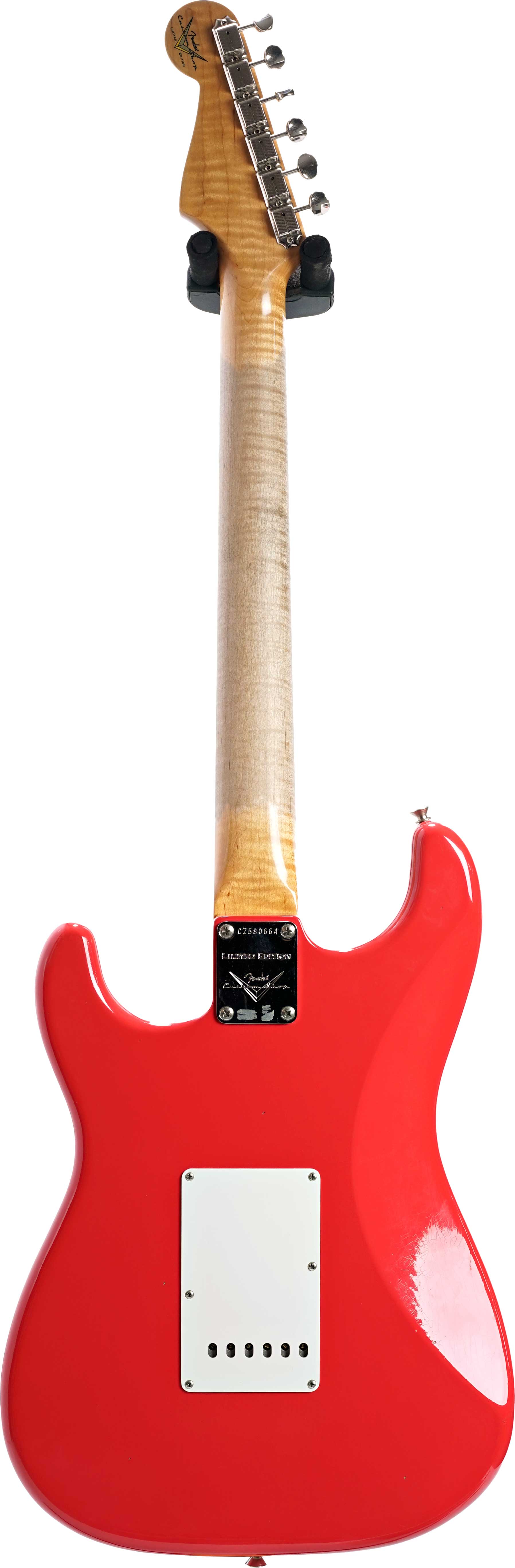 Fender Custom Shop 2024 Limited Edition 1963 Stratocaster Fiesta Red Journeyman Relic  (Pre-Owned)