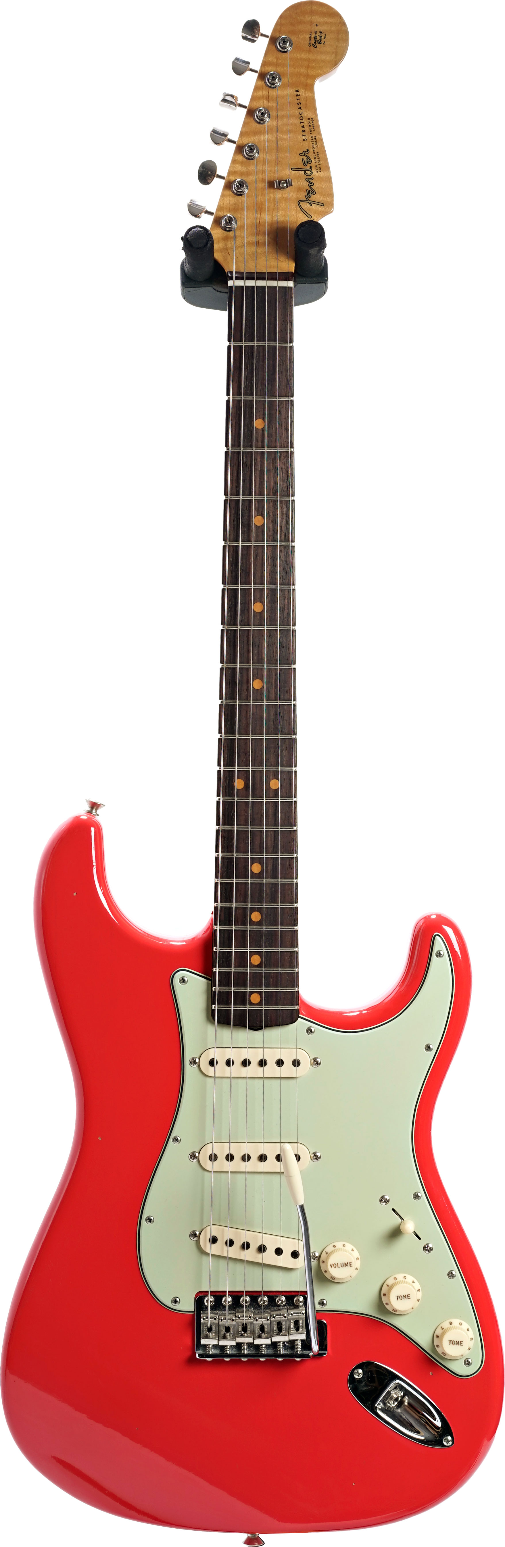 Fender Custom Shop 2024 Limited Edition 1963 Stratocaster Fiesta Red Journeyman Relic  (Pre-Owned)