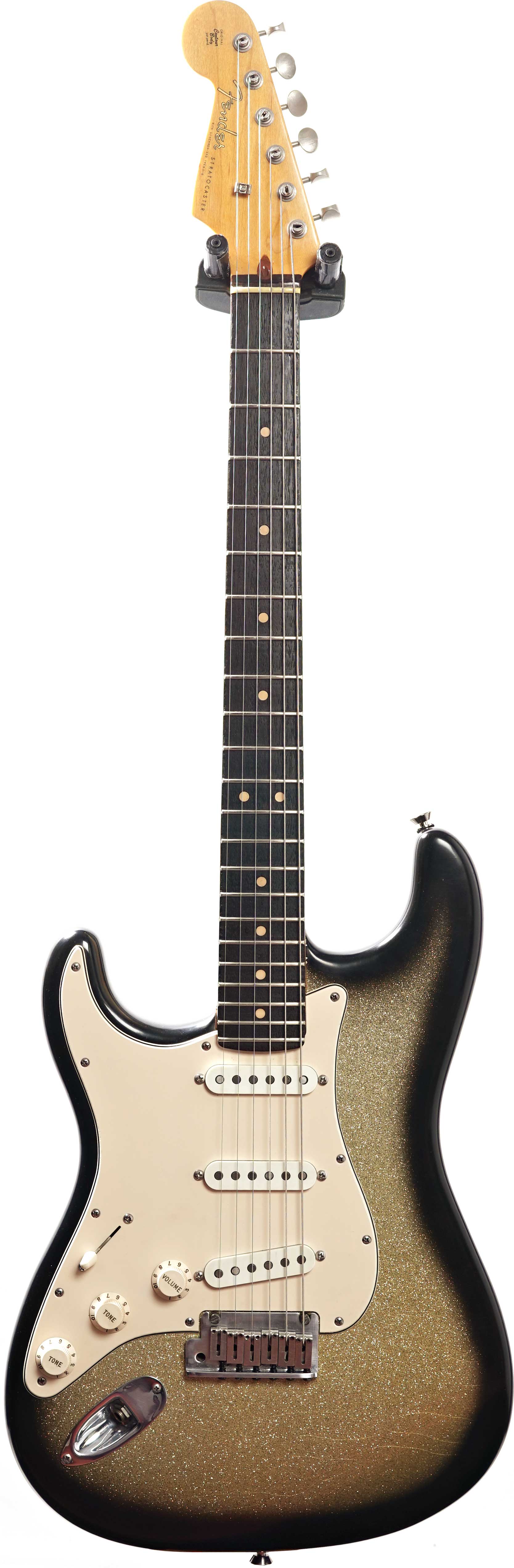 Fender 2004 American Standard Stratocaster Silverburst Sparkle Refinish Left Handed (Pre-Owned)