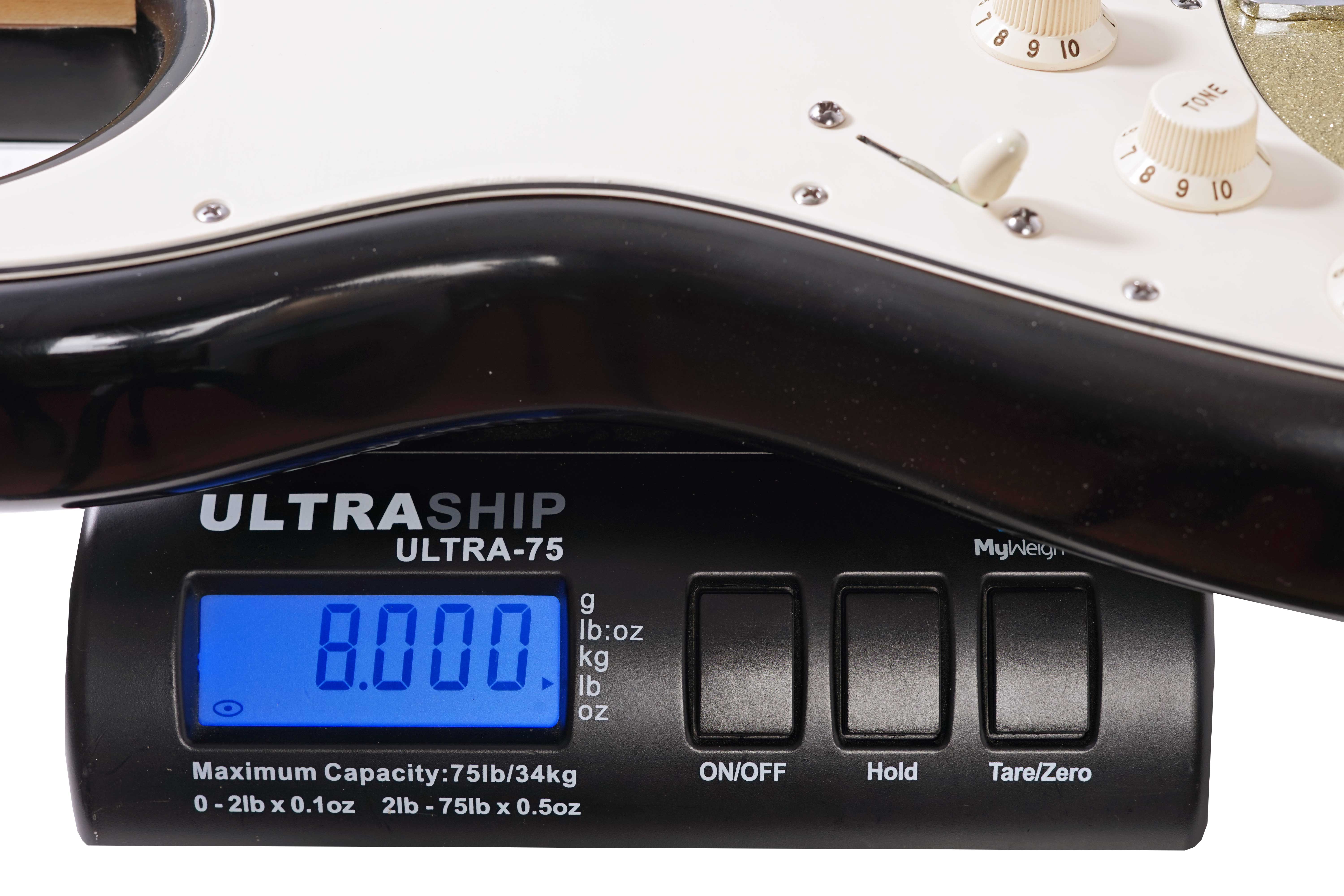 Fender 2004 American Standard Stratocaster Silverburst Sparkle Refinish Left Handed (Pre-Owned)