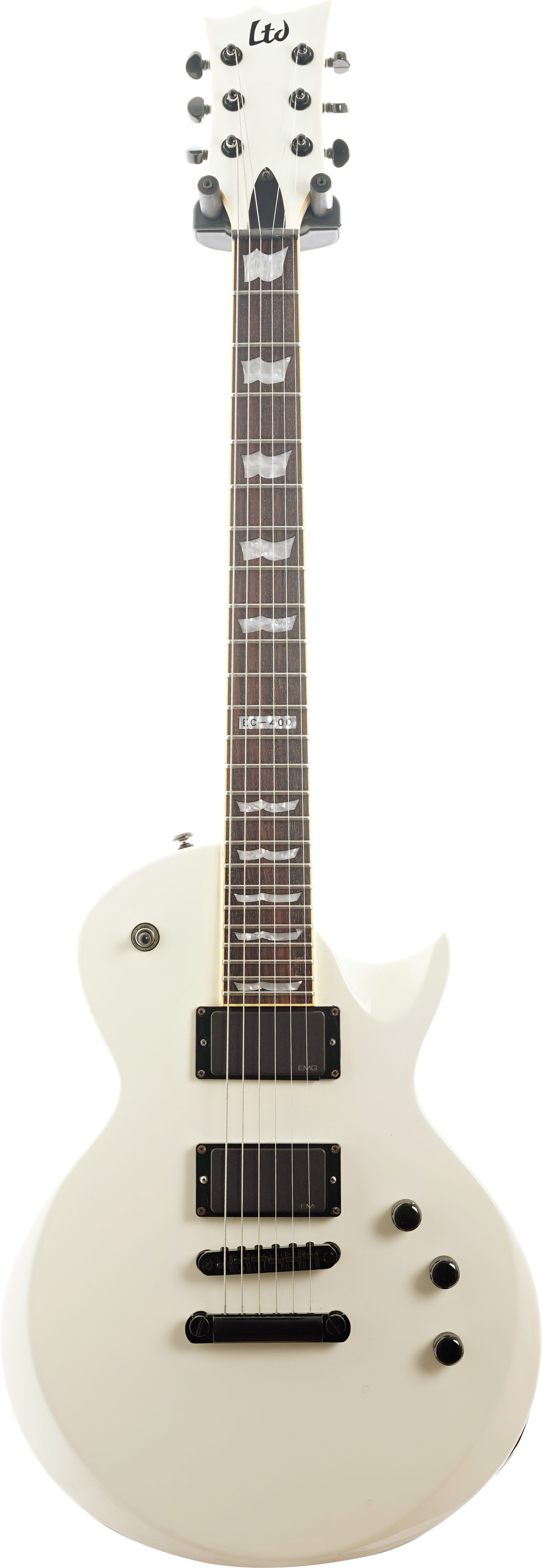 ESP LTD 2006 EC-400 Olympic White EMGs (Pre-Owned)