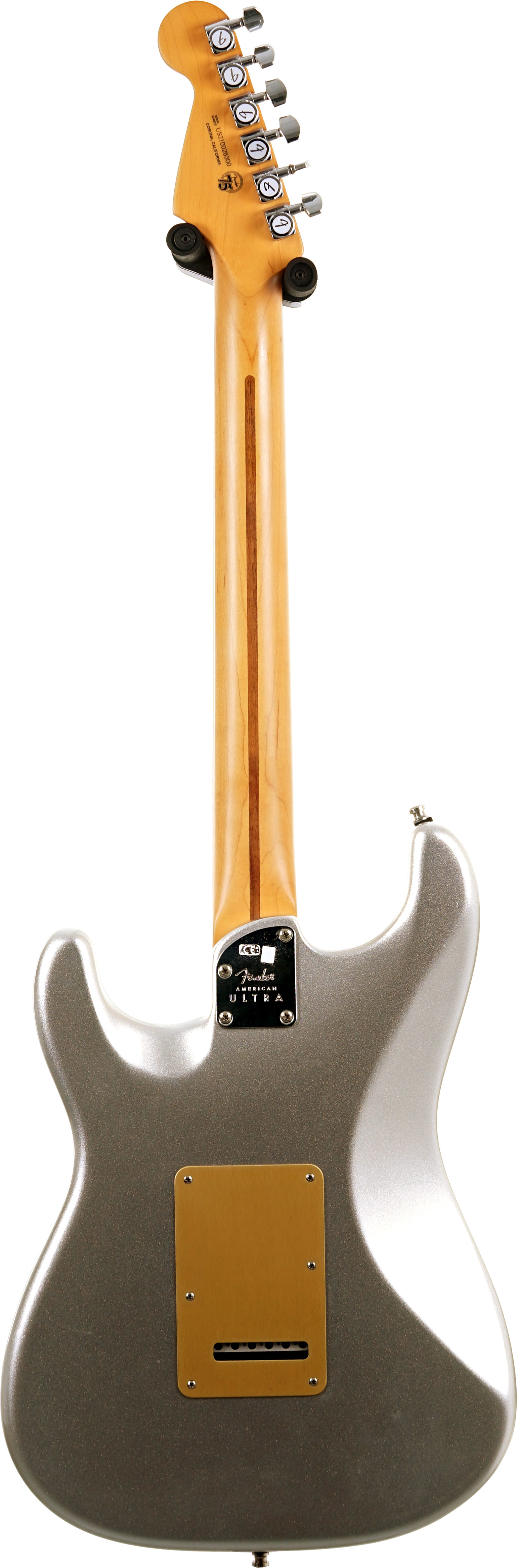 Fender 2021 FSR American Ultra Stratocaster Quicksilver Ebony Fingerboard  (Pre-Owned)