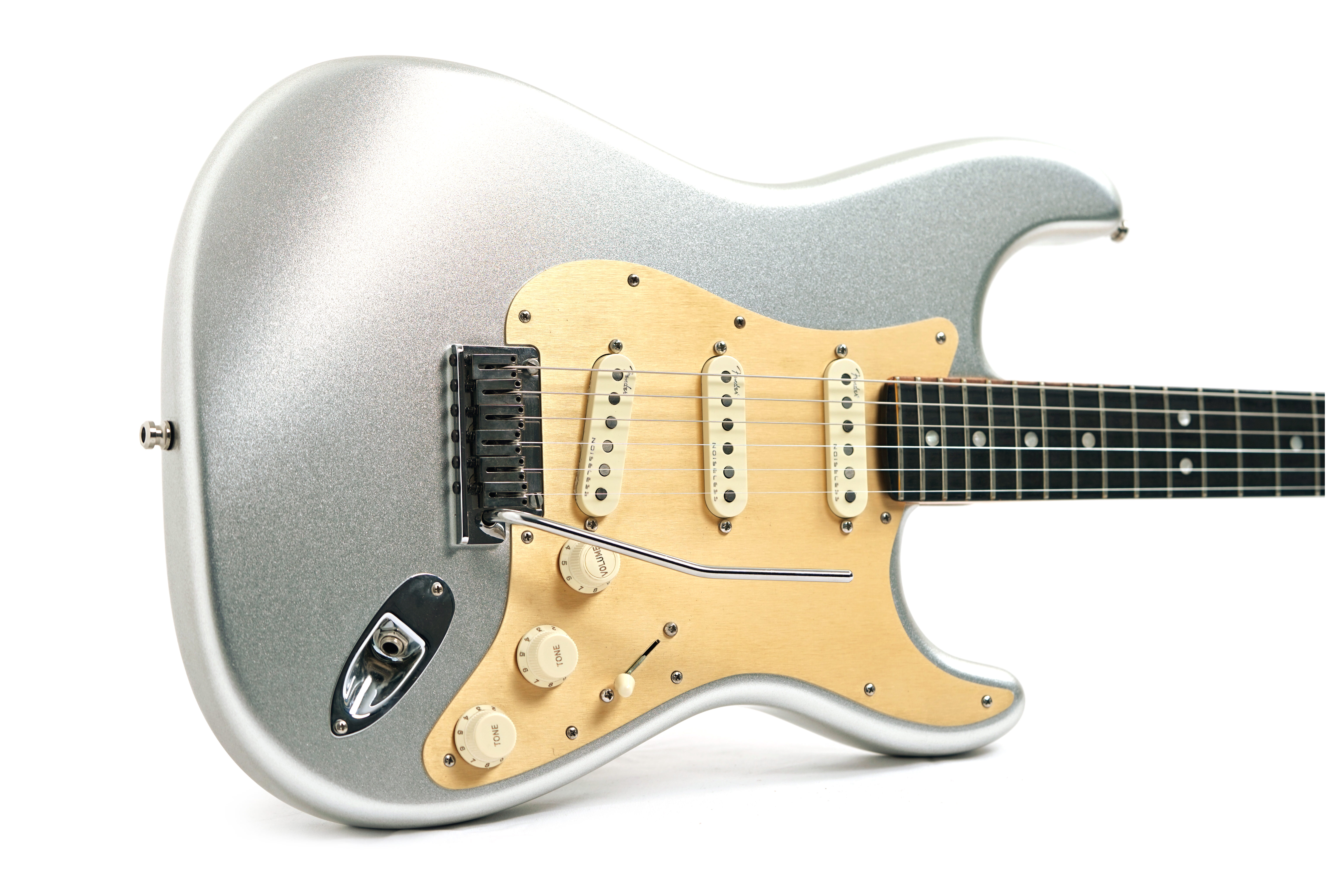 Fender 2021 FSR American Ultra Stratocaster Quicksilver Ebony Fingerboard  (Pre-Owned)