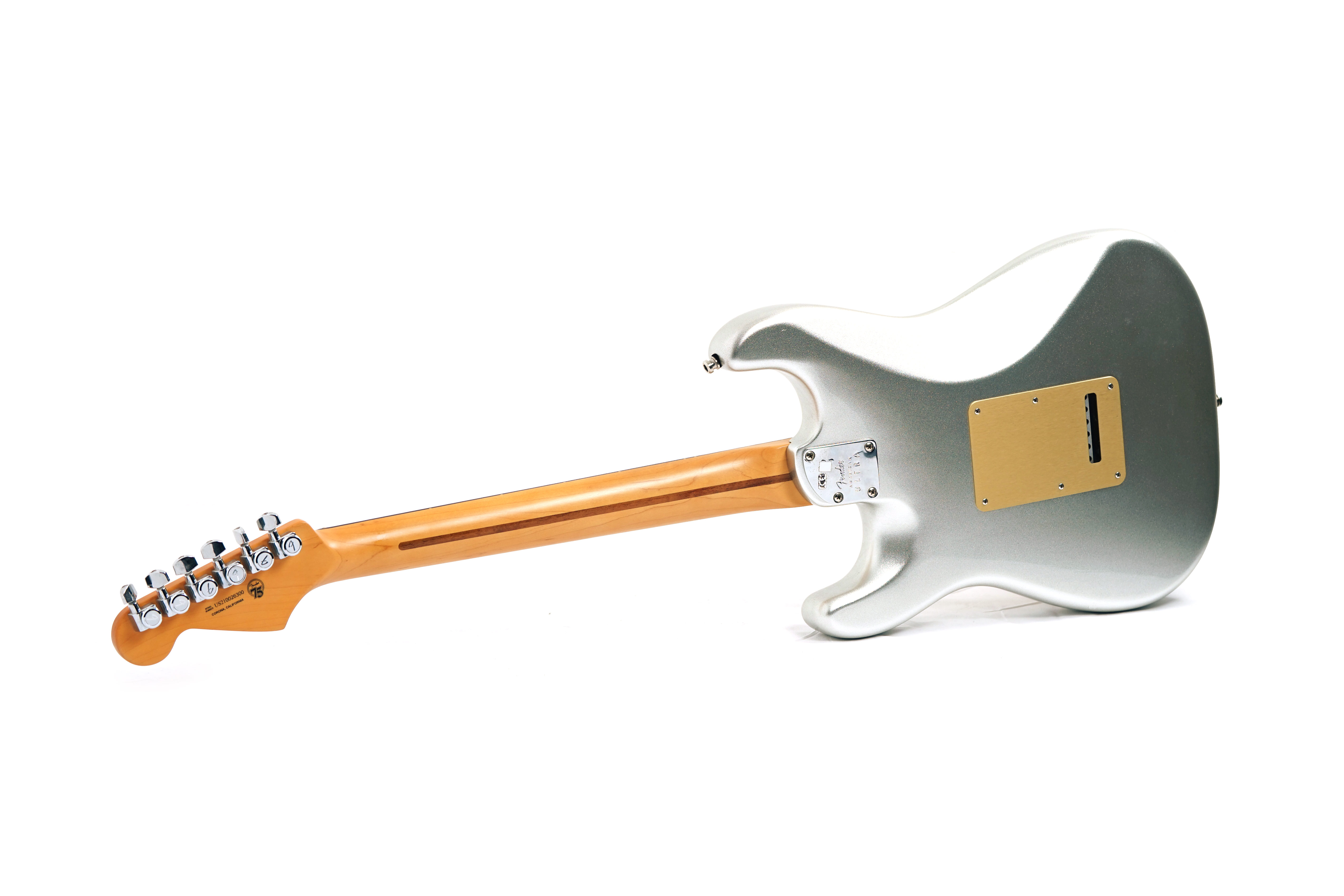 Fender 2021 FSR American Ultra Stratocaster Quicksilver Ebony Fingerboard  (Pre-Owned)