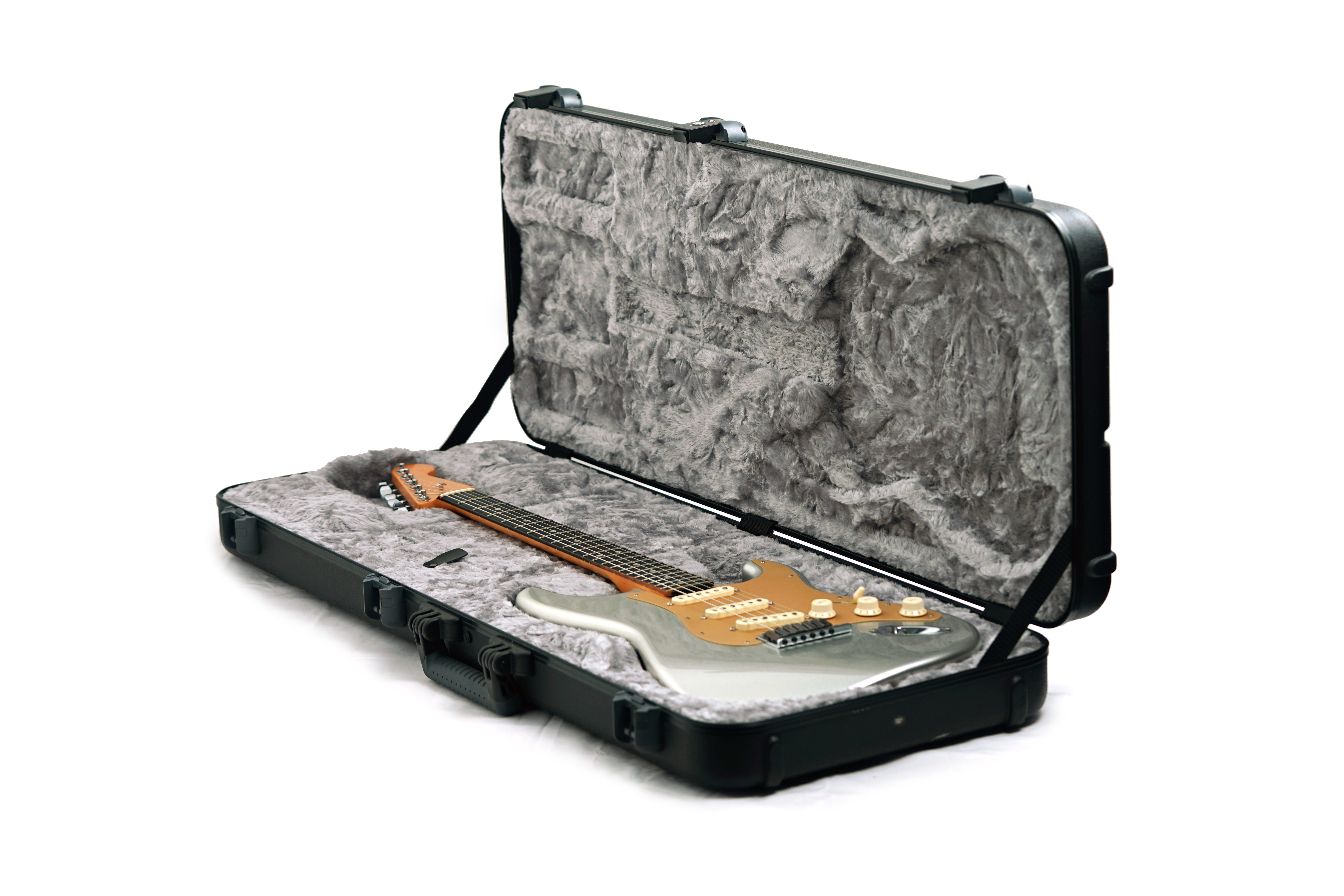 Fender 2021 FSR American Ultra Stratocaster Quicksilver Ebony Fingerboard  (Pre-Owned)