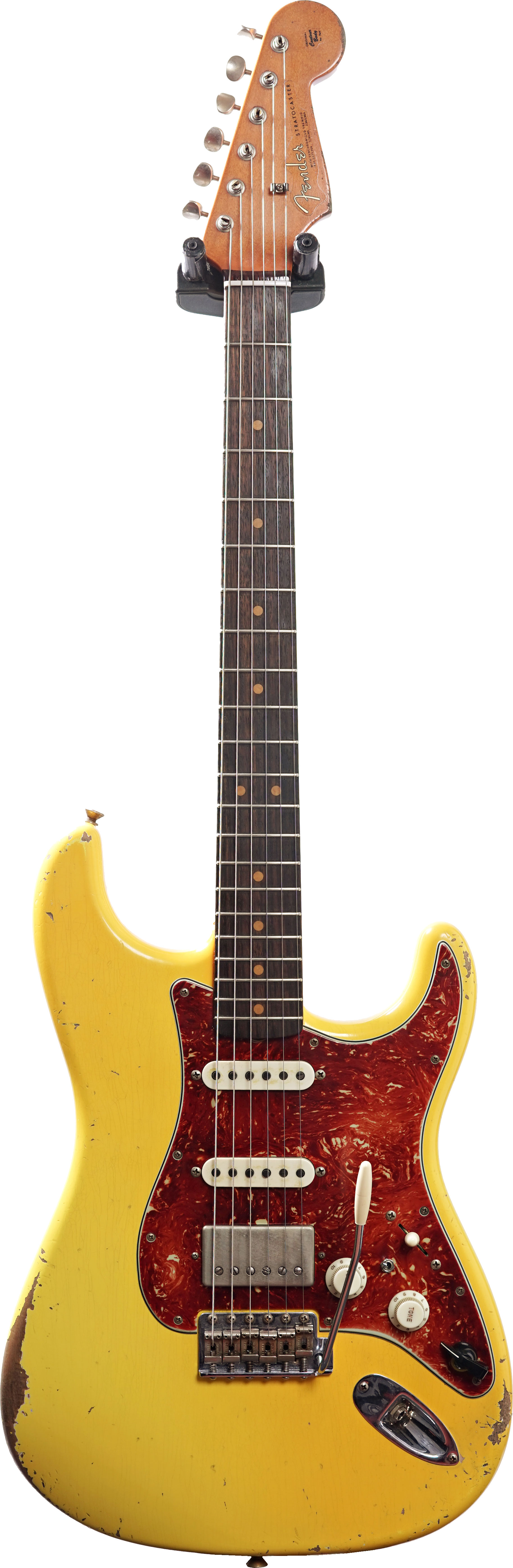 Fender Custom Shop 2025 '63 Stratocaster Relic Masterbuilt by Levi Perry Faded Aged Graffiti Yellow (Pre-Owned)