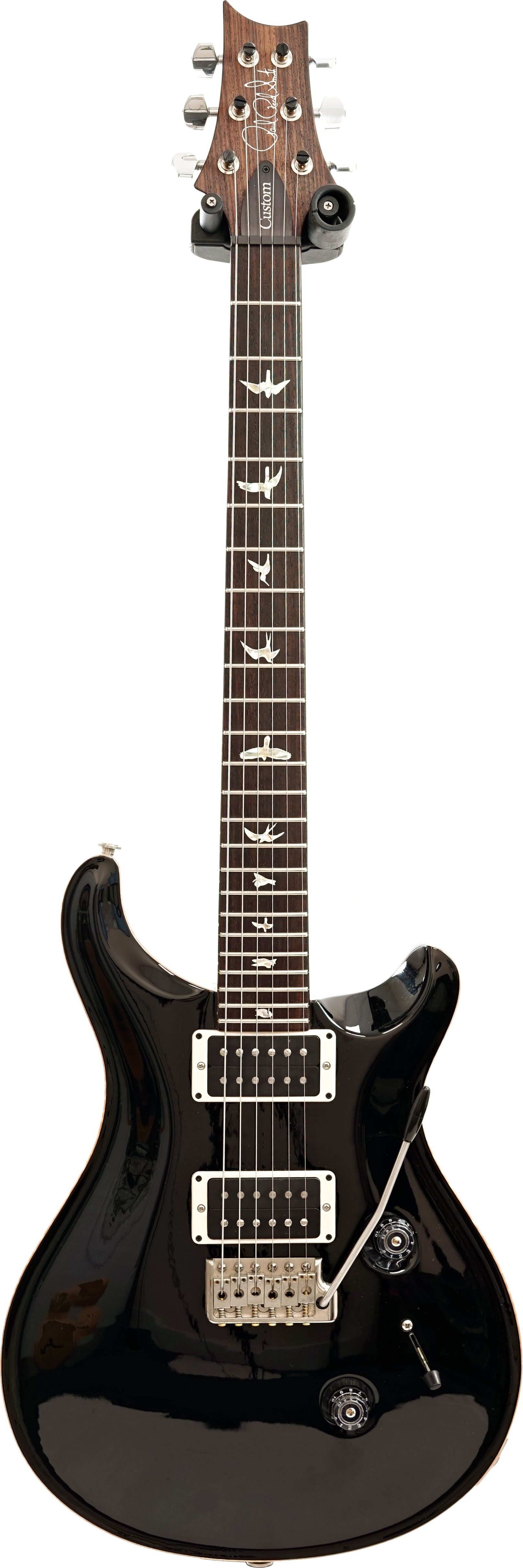 PRS 2015 PRS Custom 24 Black Pattern Thin Neck 85/15 Pickups #224448 (Pre-Owned)