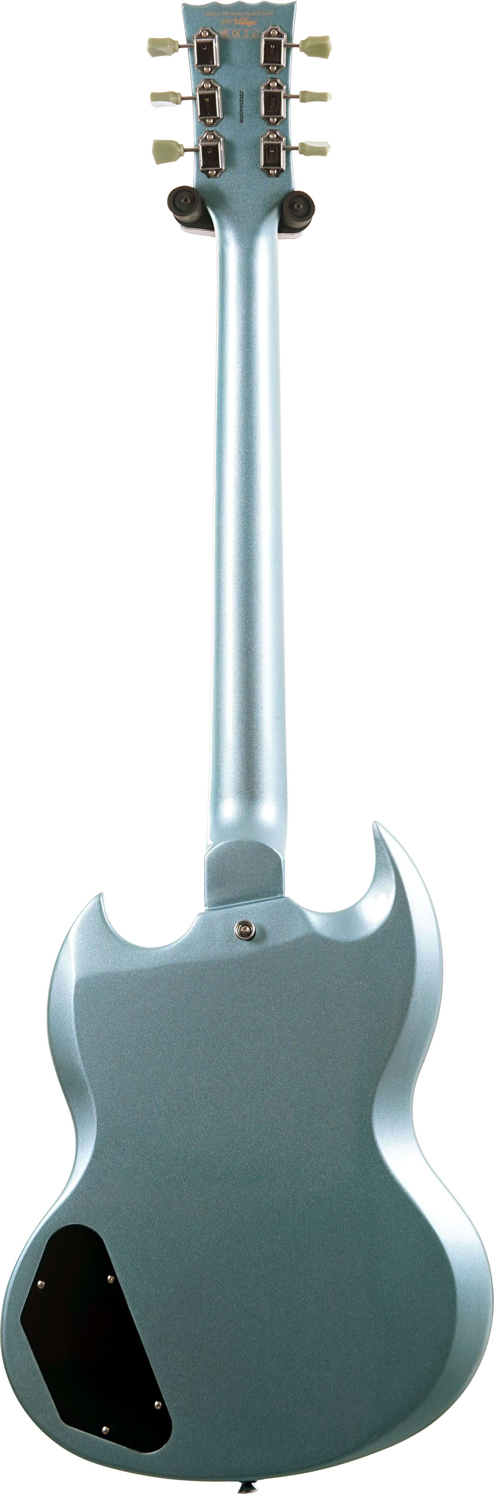 Vintage 2020 VS6 With Vibrola Tailpiece Gun Hill Blue (Pre-Owned)