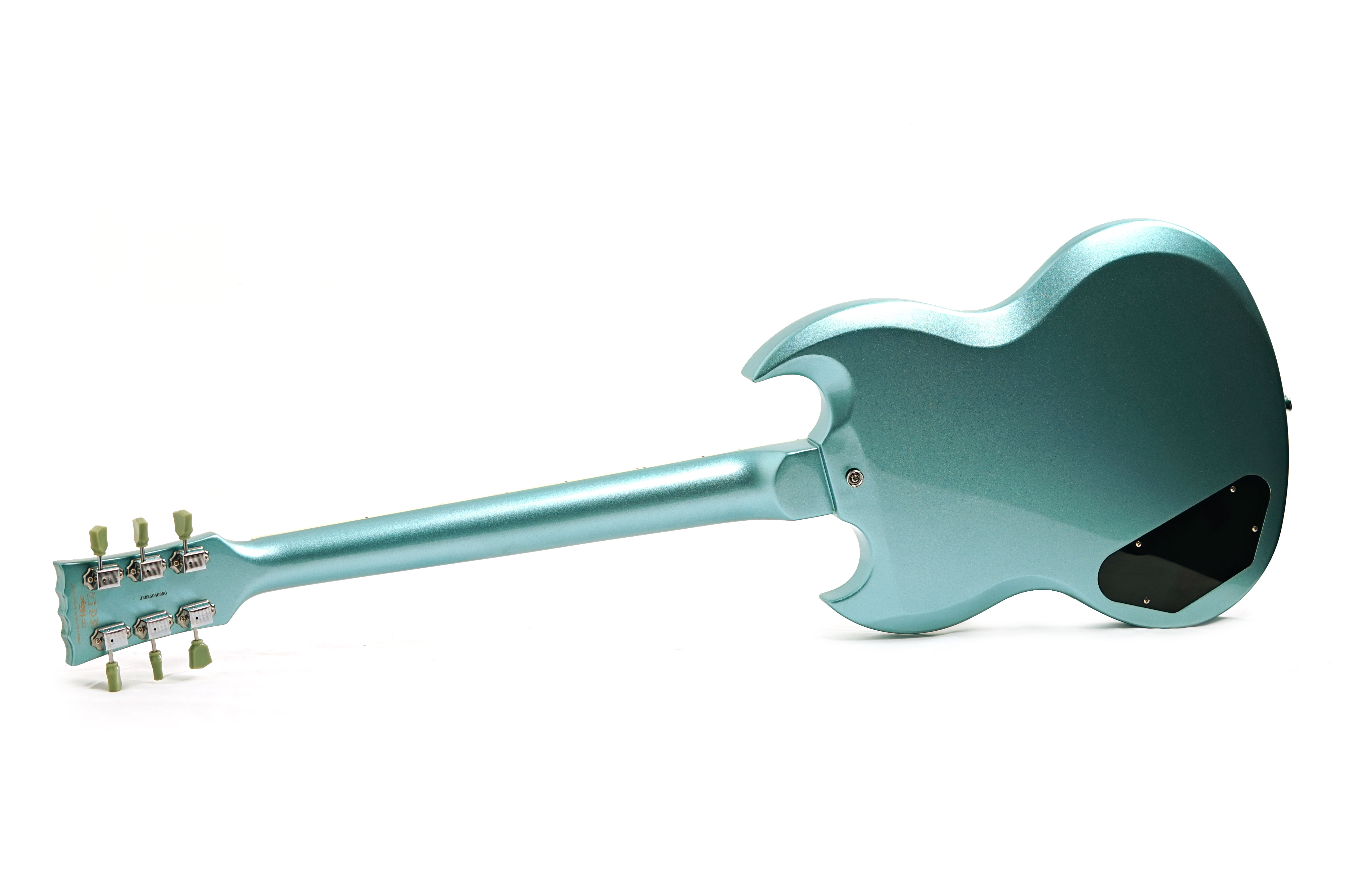 Vintage 2020 VS6 With Vibrola Tailpiece Gun Hill Blue (Pre-Owned)