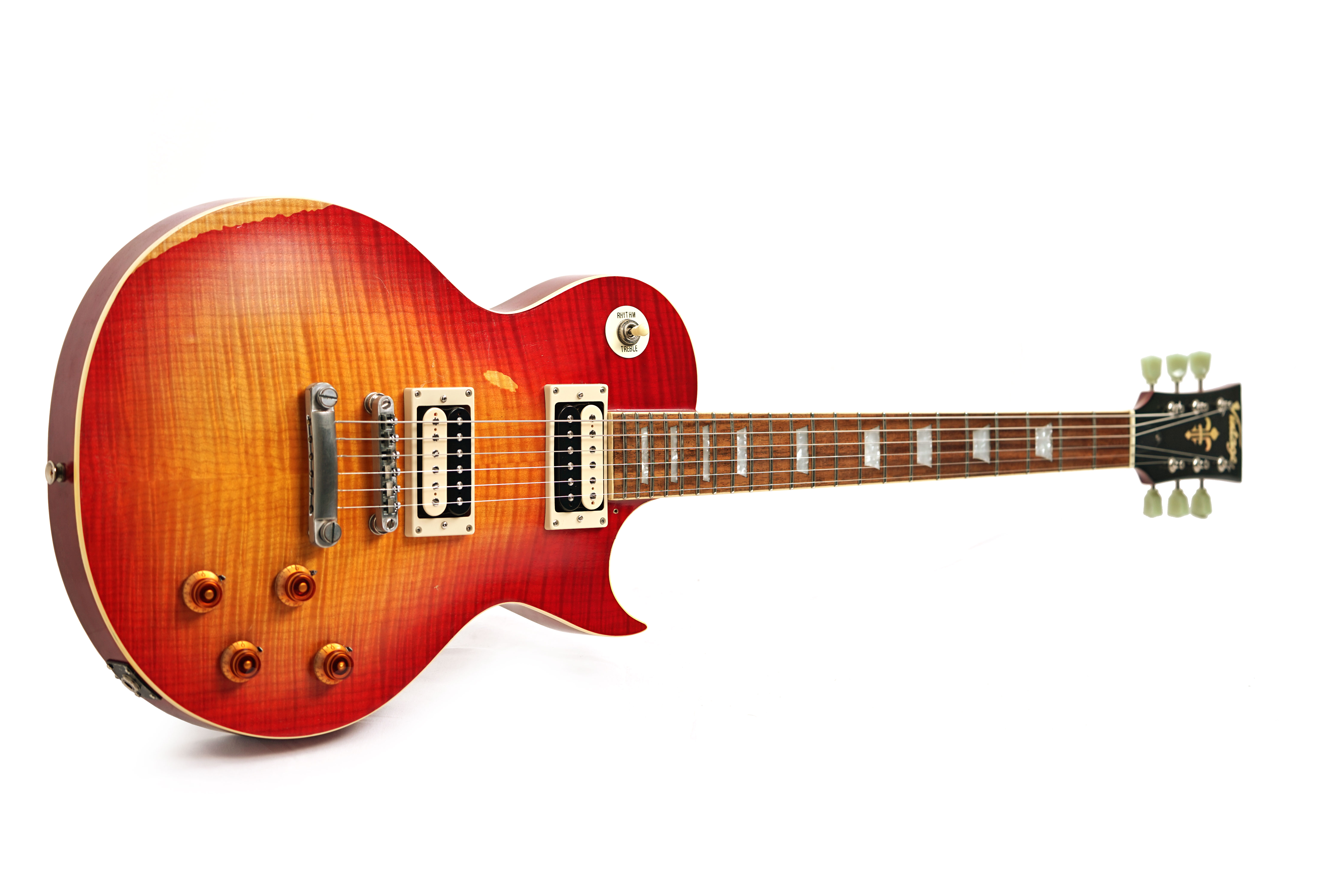 Vintage 2014 V100 Icon Distressed Cherry Sunburst  (Pre-Owned)