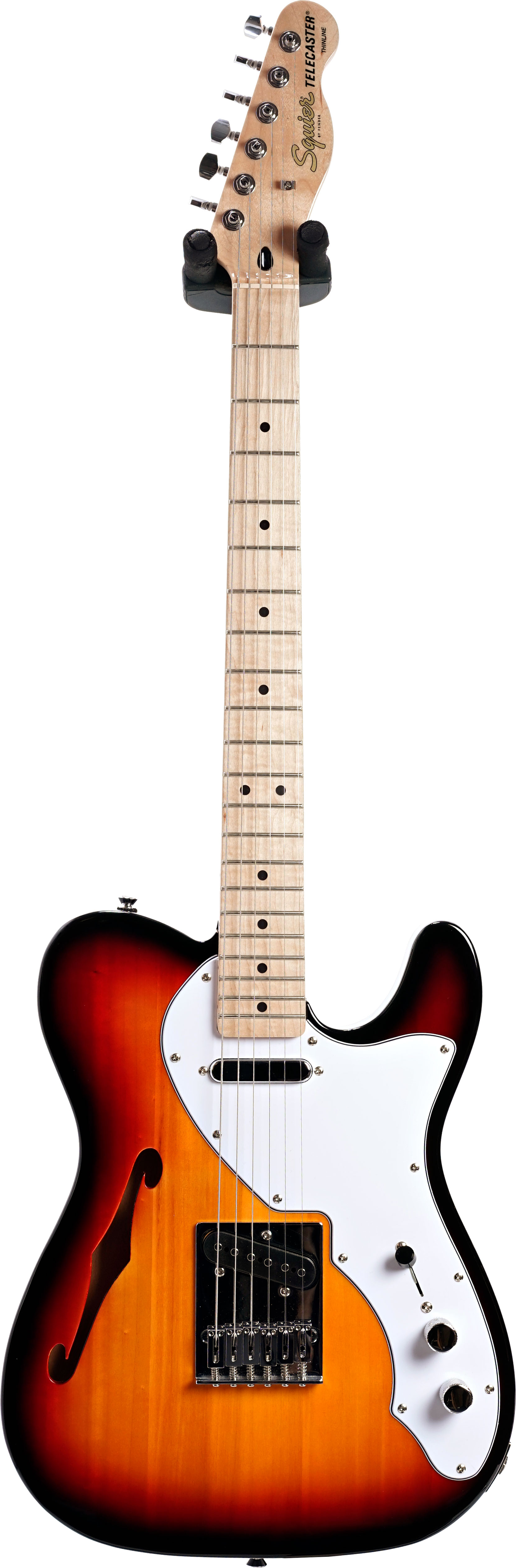 Squier Affinity Series Telecaster Thinline White Pickguard 3-Colour Sunburst Maple Fingerboard  (Pre-Owned)