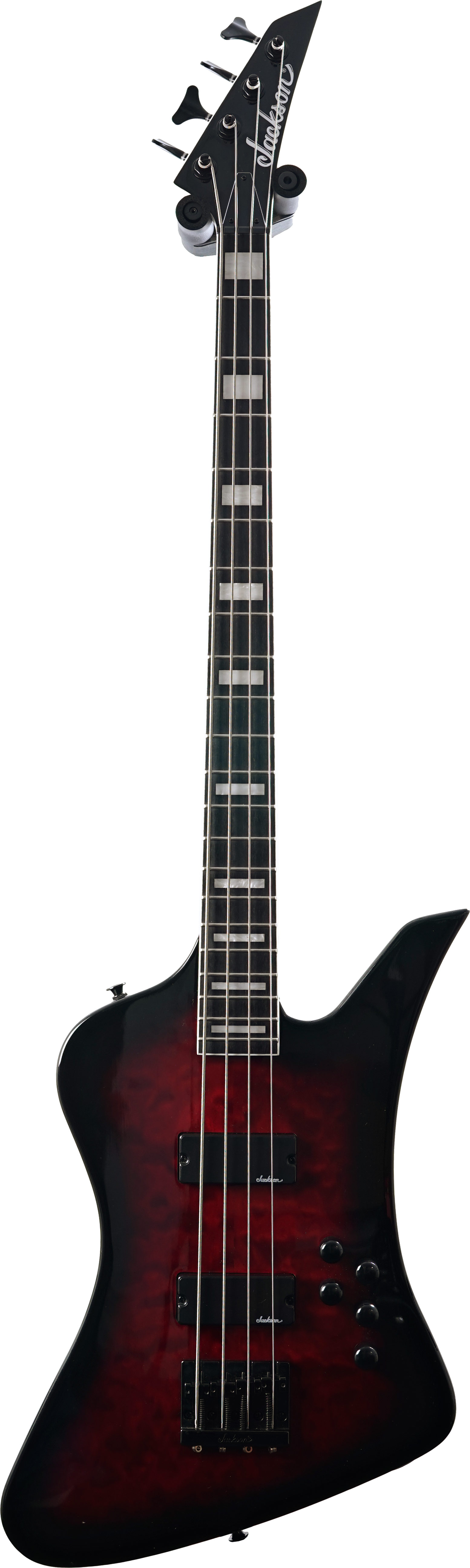 Jackson JS3Q Kelly Bird Trans Red Amaranth Fingerboard (Pre-Owned)