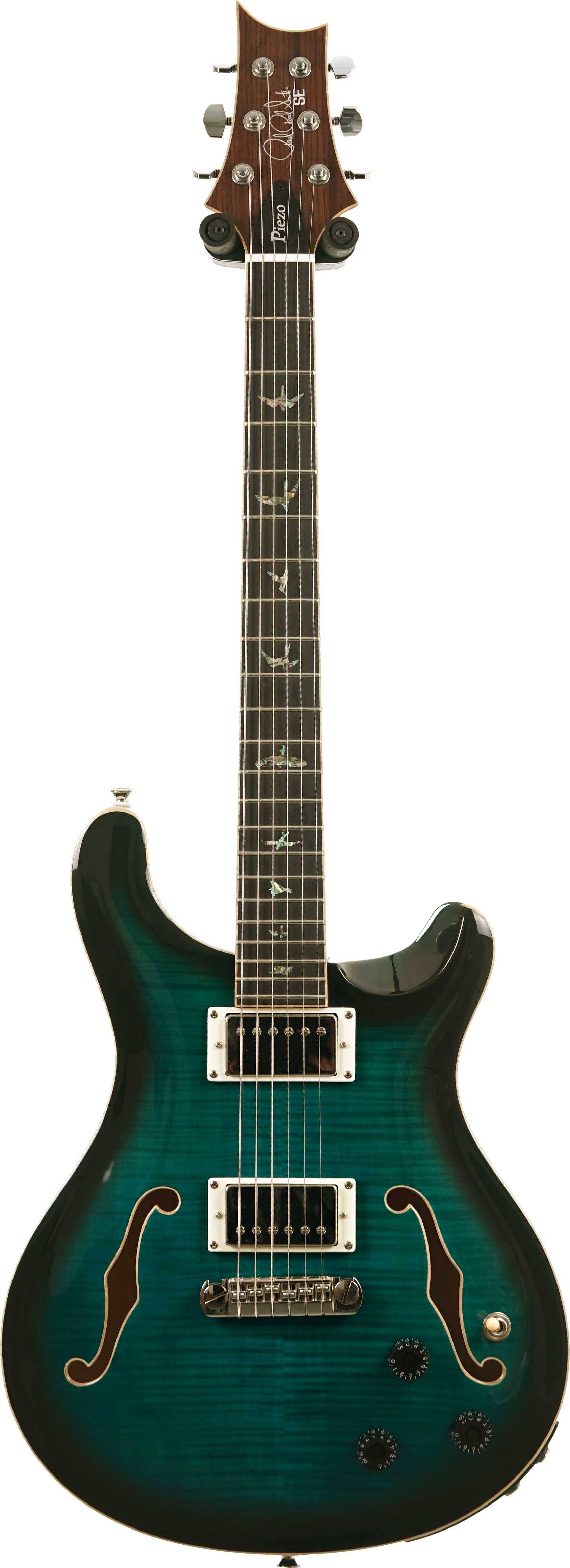 PRS 2022 SE Hollowbody II Piezo Peacock Blue Smokeburst (Pre-Owned)