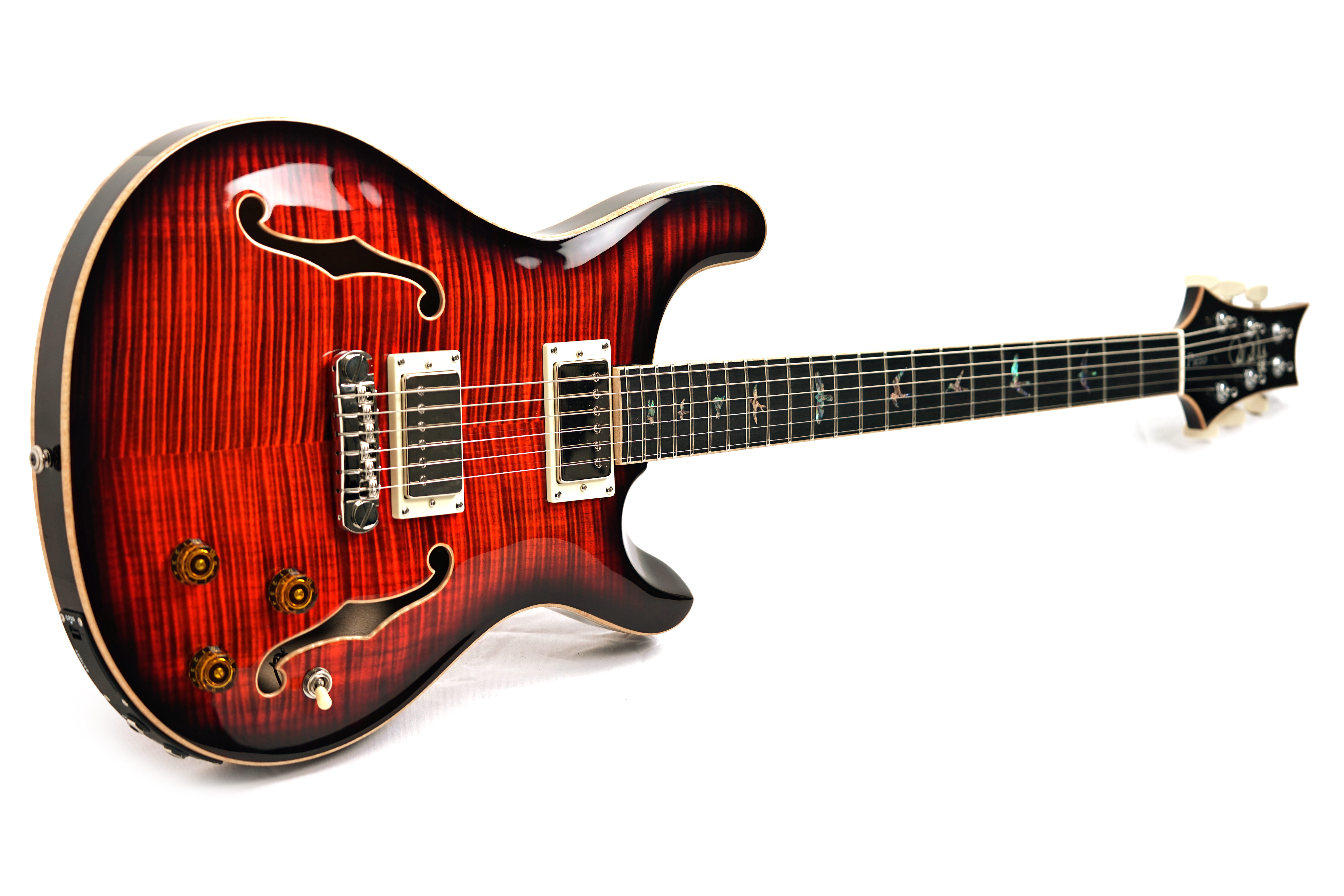 PRS SE 2025 Hollowbody II Piezo Black Gold  (Pre-Owned)