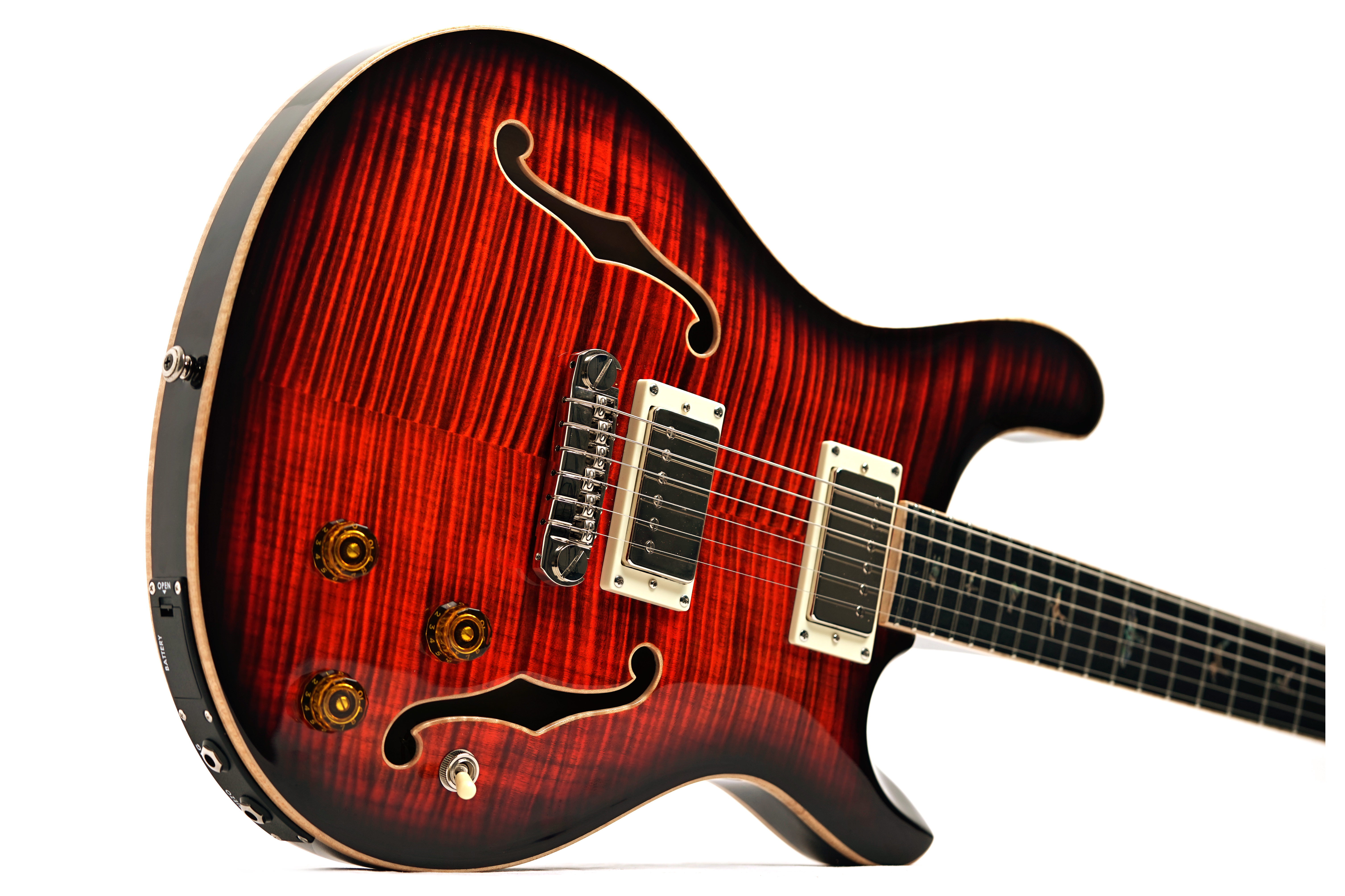 PRS SE 2025 Hollowbody II Piezo Black Gold  (Pre-Owned)