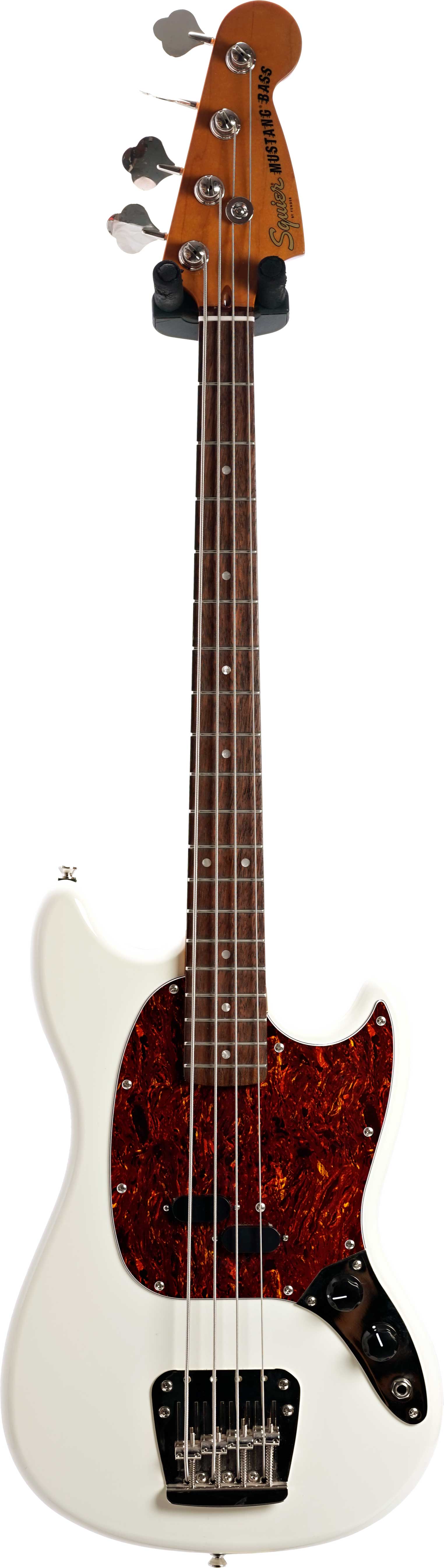 Squier Classic Vibe 60s Mustang Short Scale Bass Olympic White Indian Laurel Fingerboard (2019) (Pre-Owned)
