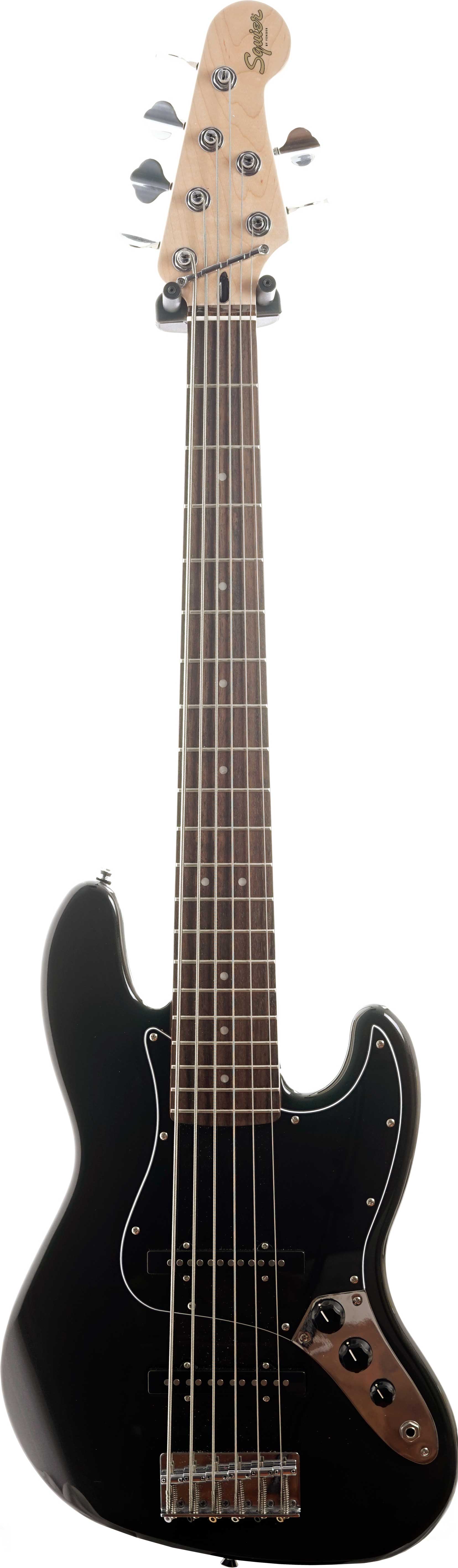 Squier Affinity Series Jazz Bass VI Laurel Fingerboard Black Pickguard Black Metallic (Pre-Owned)