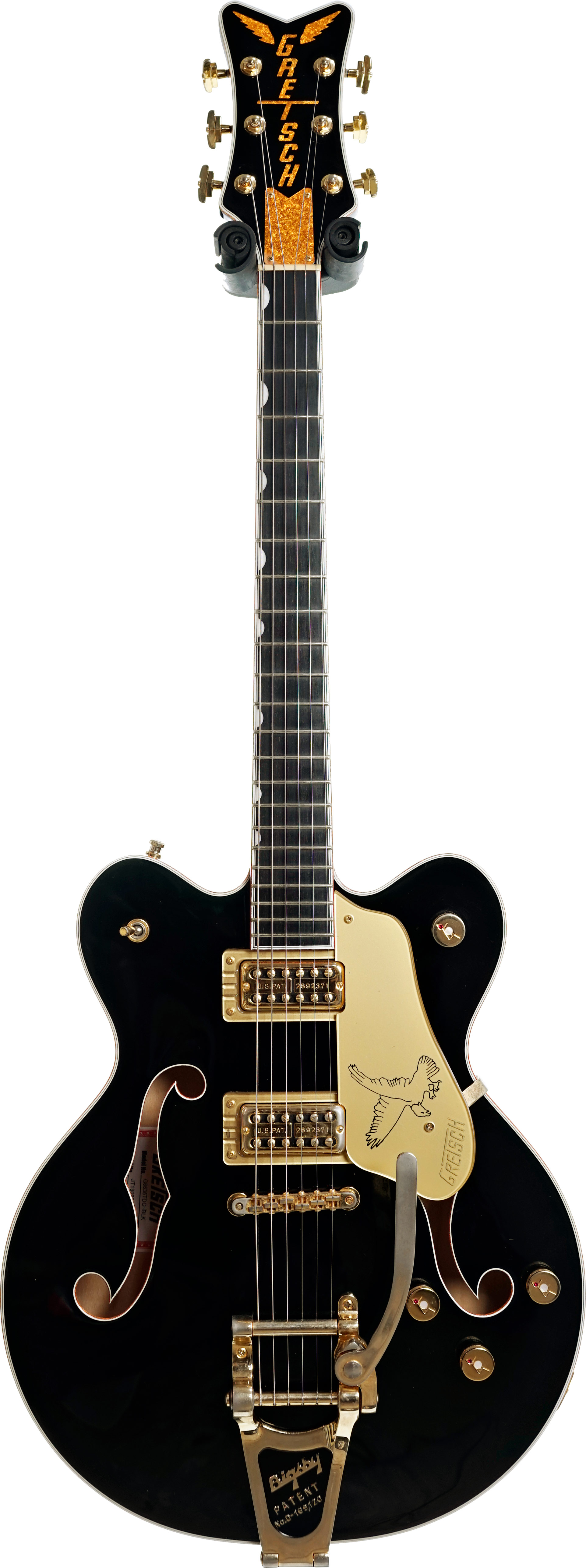 Gretsch 2019 G6636T Players Edition Falcon Center Block Double-Cut with String-Thru Bigsby Black (Pre-Owned)
