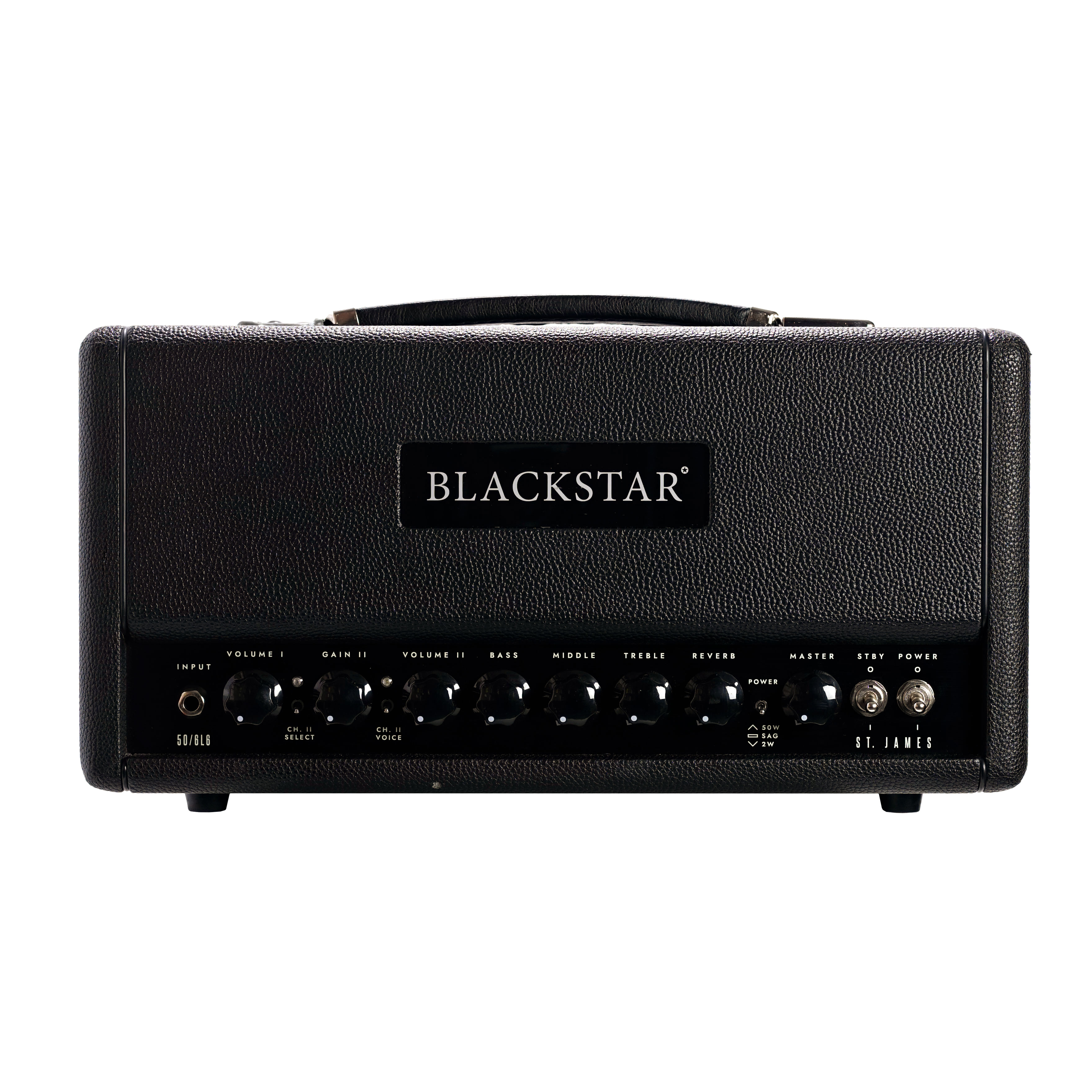 Blackstar St James 50 6L6H Head Black  (Pre-Owned)