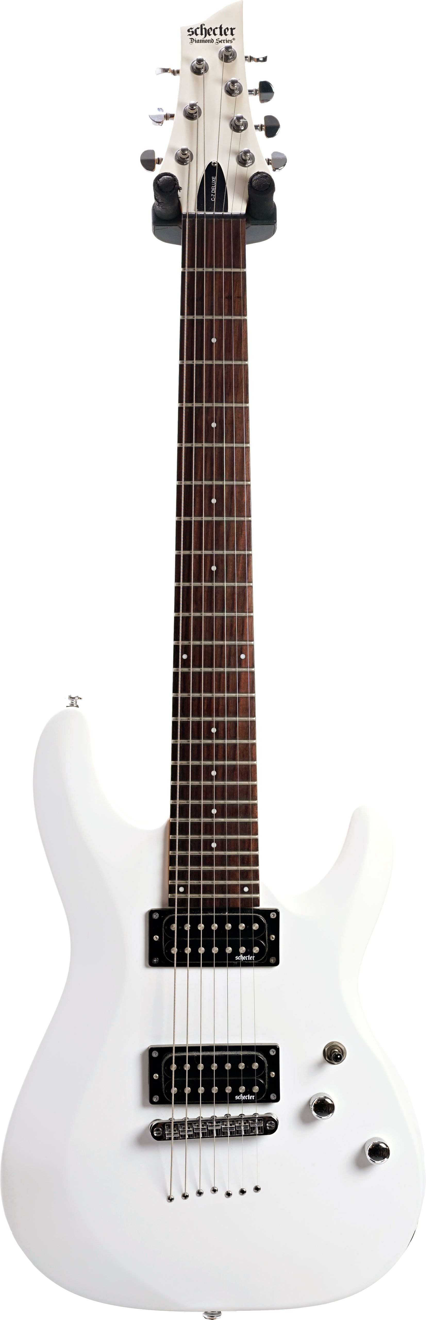 Schecter C-7 Deluxe Satin White  (Pre-Owned)
