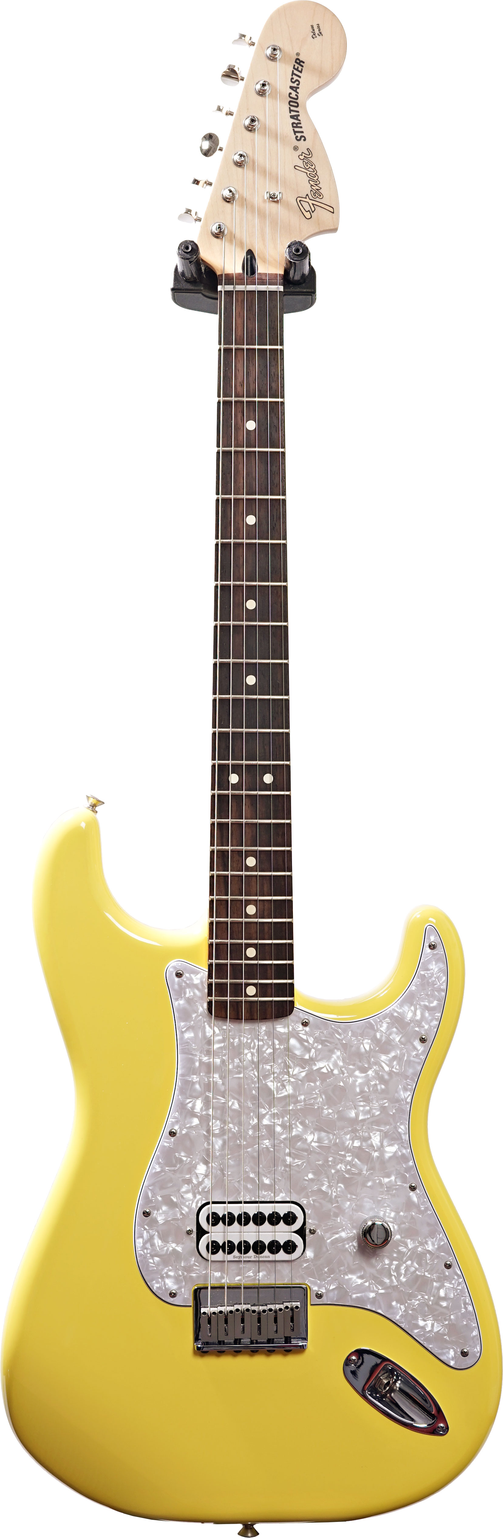 Fender 2023 Limited Edition Tom Delonge Stratocaster Rosewood Fingerboard Graffiti Yellow (Pre-Owned)