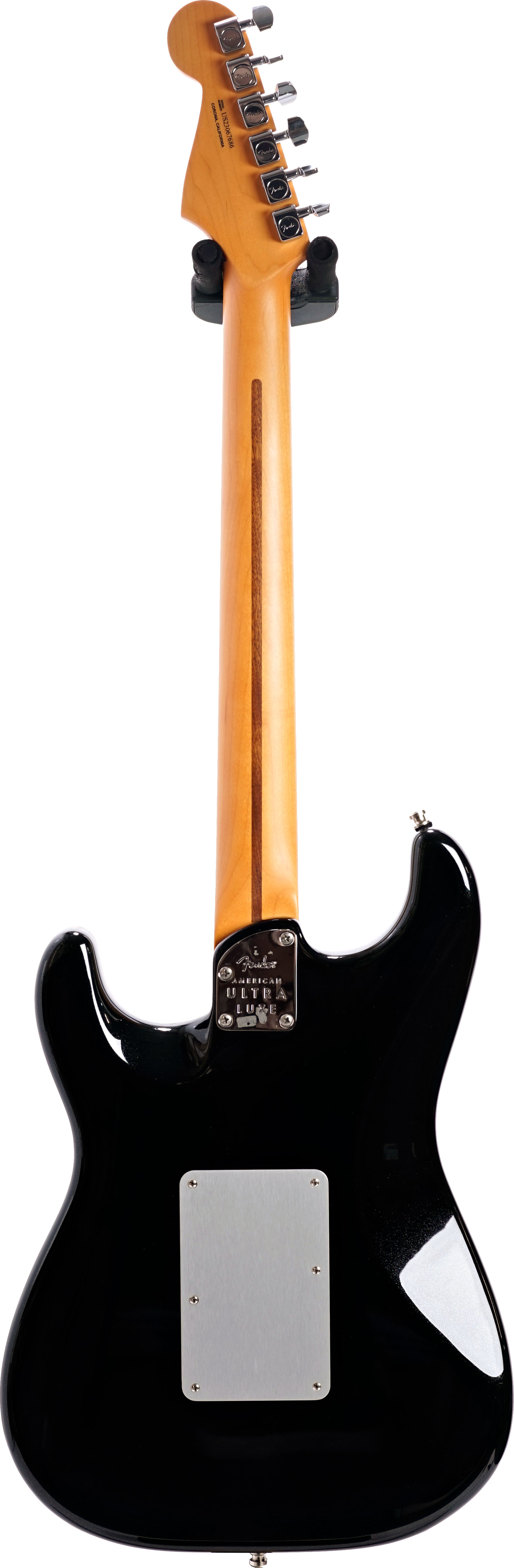ギター Fender Ultra Luxe FR HH - Mystic Black Fender American Ultra Luxe Stratocaster HSS Mystic Black Rosewood