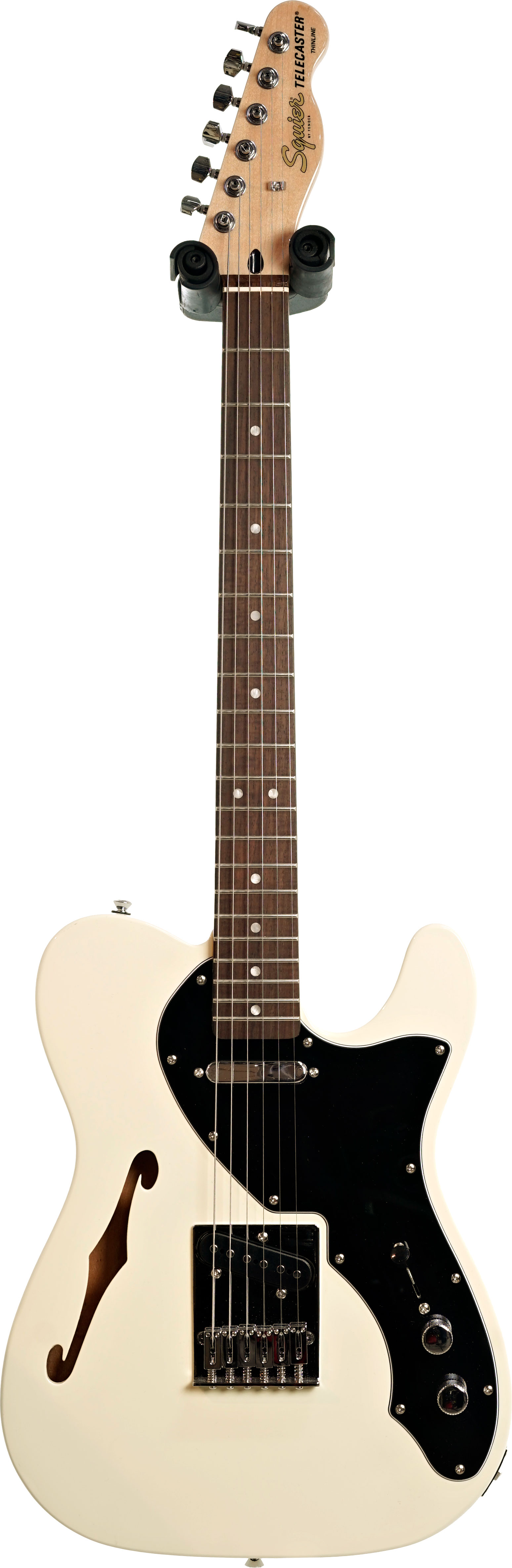 Squier 2025 Affinity Series Telecaster Thinline Indian Laurel Fingerboard Black Pickguard Olympic White (Pre-Owned)