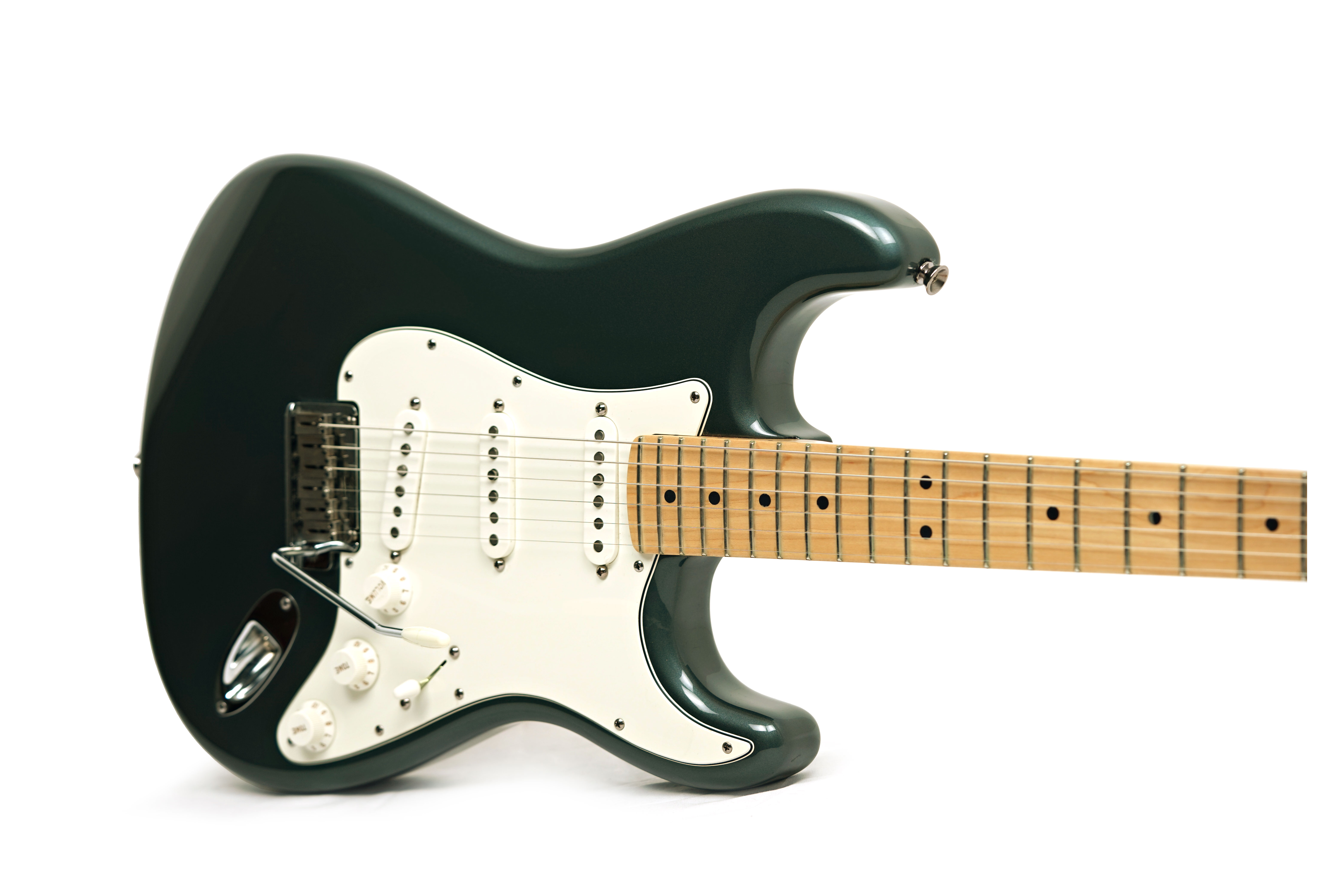 Fender 2006 American Series Stratocaster Charcoal Frost Metallic Maple Fingerboard (Pre-Owned)