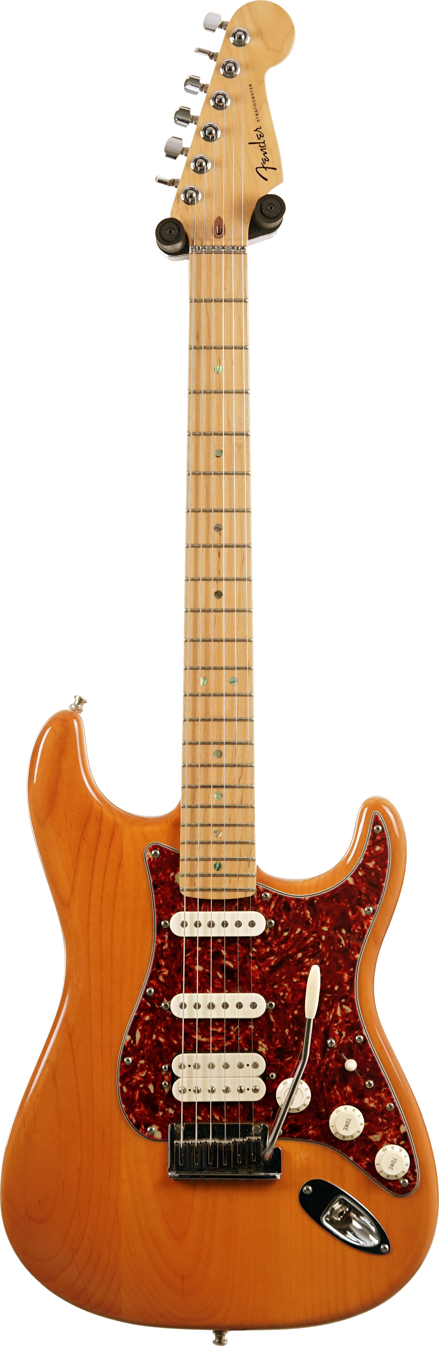 Fender 2005 American Deluxe Stratocaster HSS Maple Fingerboard Amber (Pre-Owned)