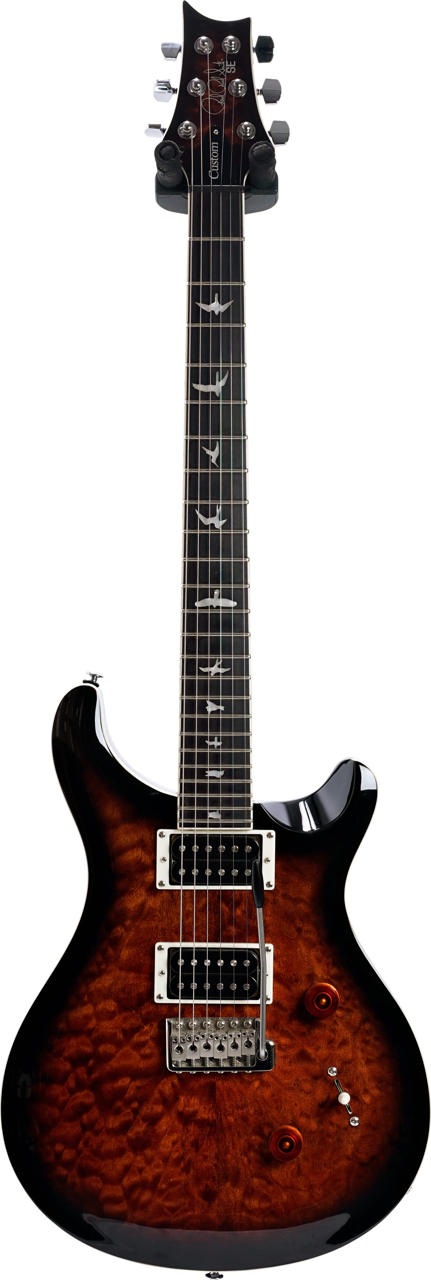 PRS SE Custom 24 Quilt Top Black Gold  (Pre-Owned)