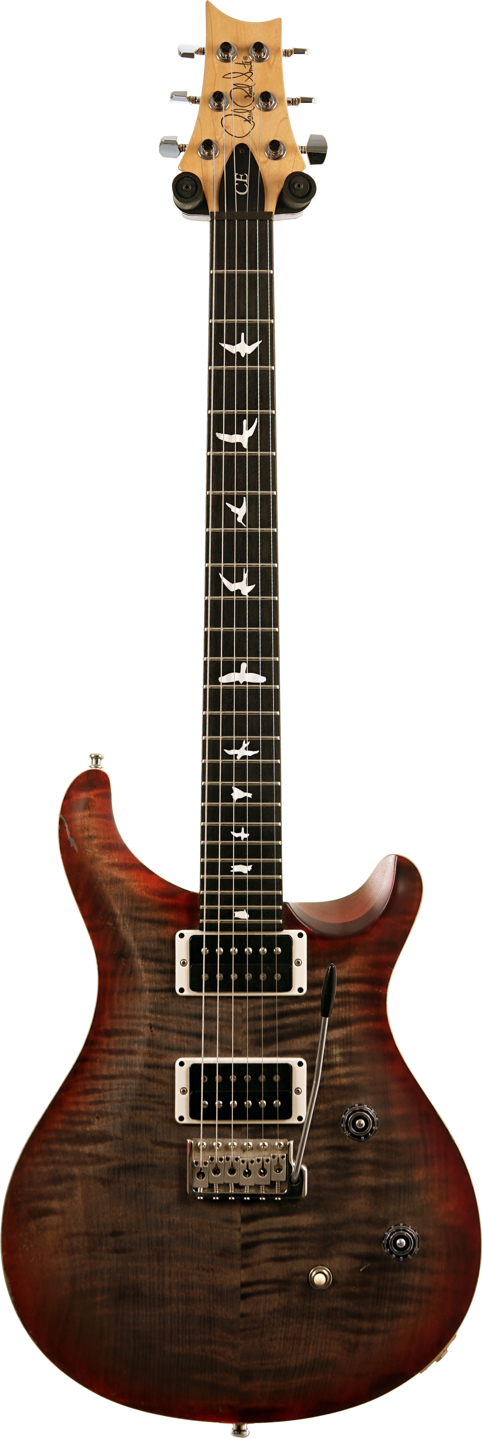 PRS CE 24 Satin Nitro Finish LTD Edition Faded Grey Cherry Burst (Pre-Owned)