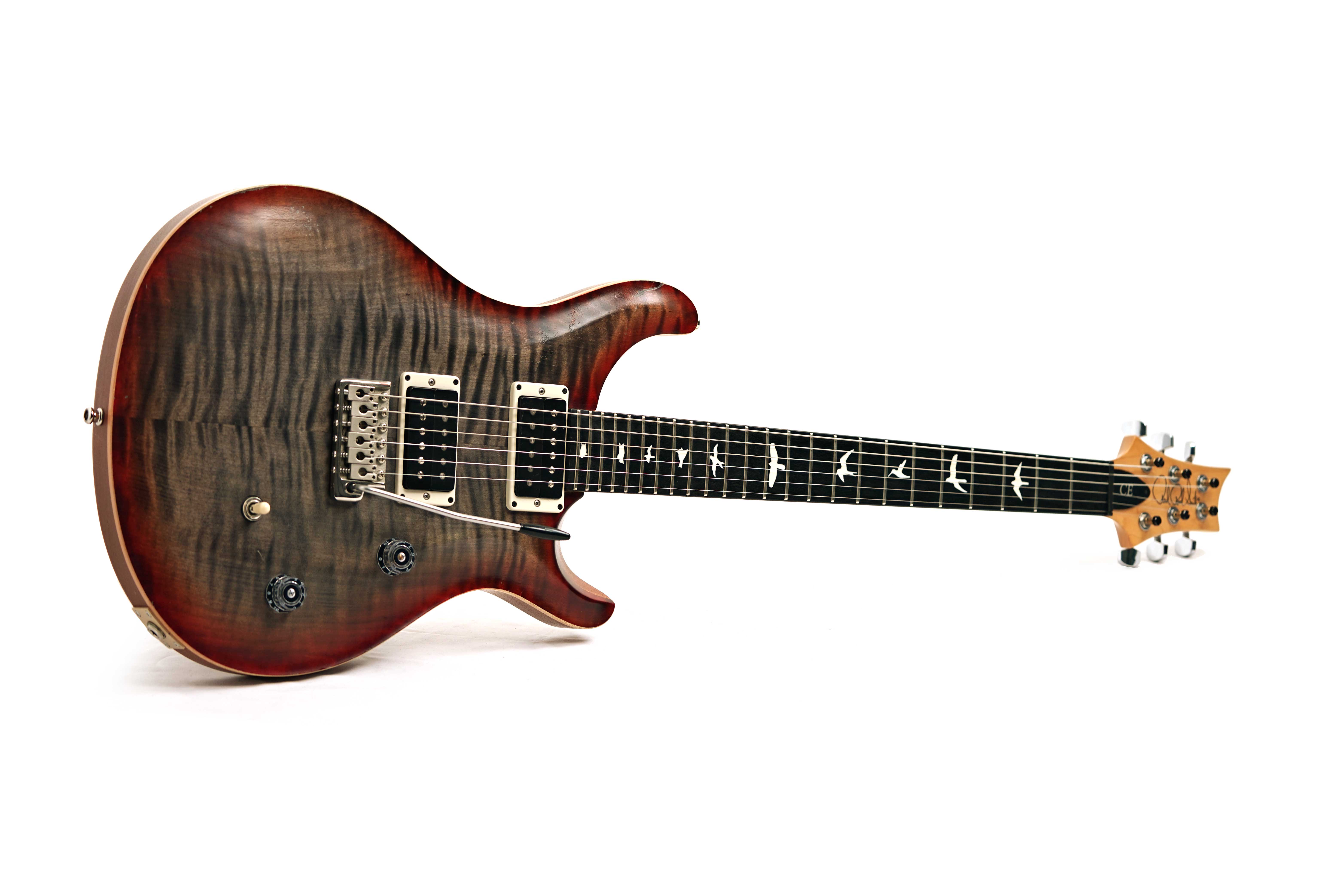 PRS CE 24 Satin Nitro Finish LTD Edition Faded Grey Cherry Burst (Pre-Owned)