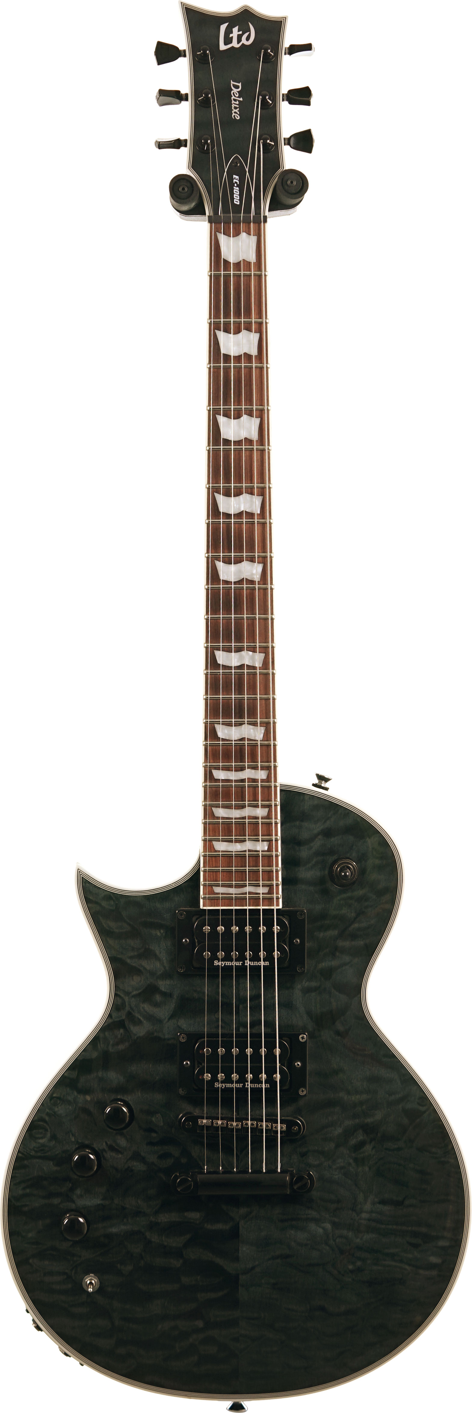 ESP LTD EC-1000 Piezo See-Thru Black Left Handed (Pre-Owned)