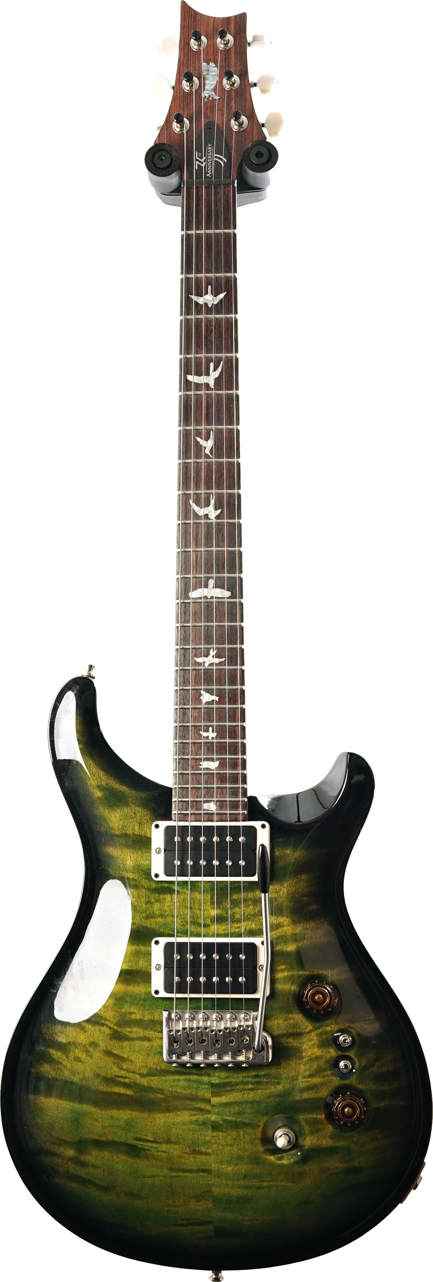 PRS 2021 35th Anniversary Custom 24 Custom Colour Emerald Smokeburst Pattern Regular  (Pre-Owned)