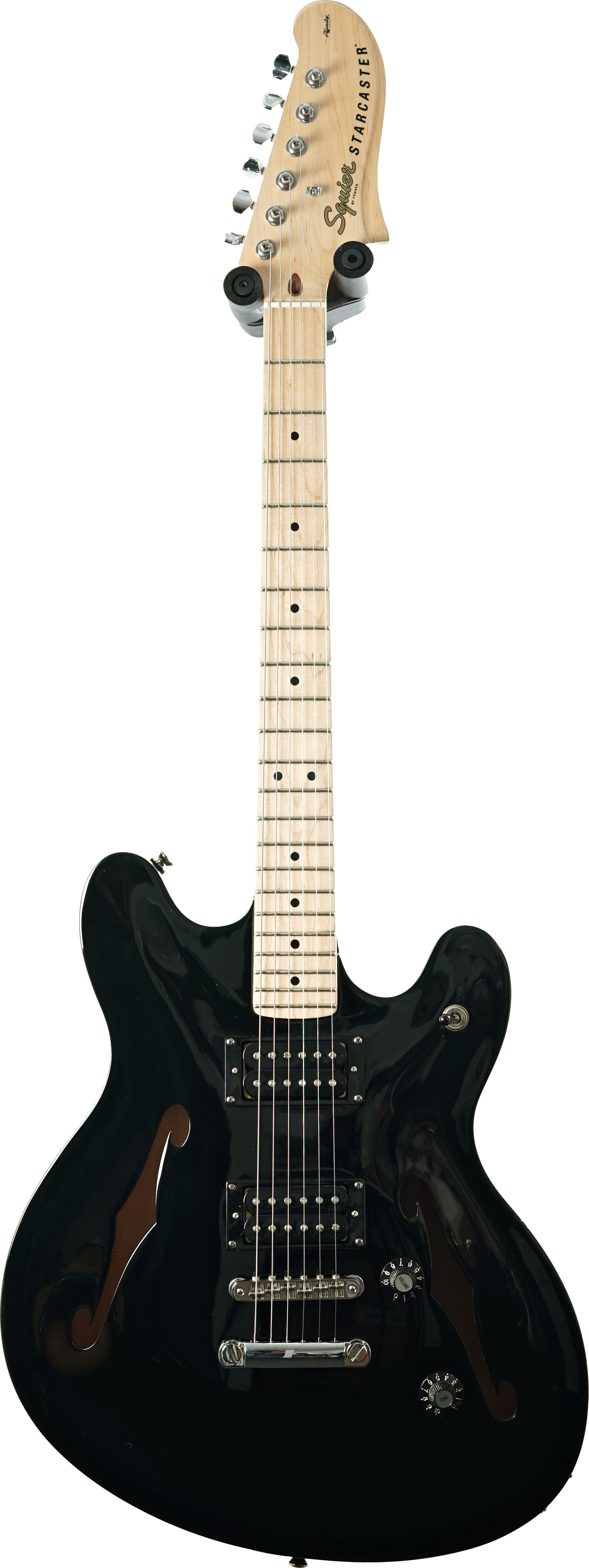 Squier 2019 Affinity Starcaster Black Maple Fingerboard (2019) (Pre-Owned)