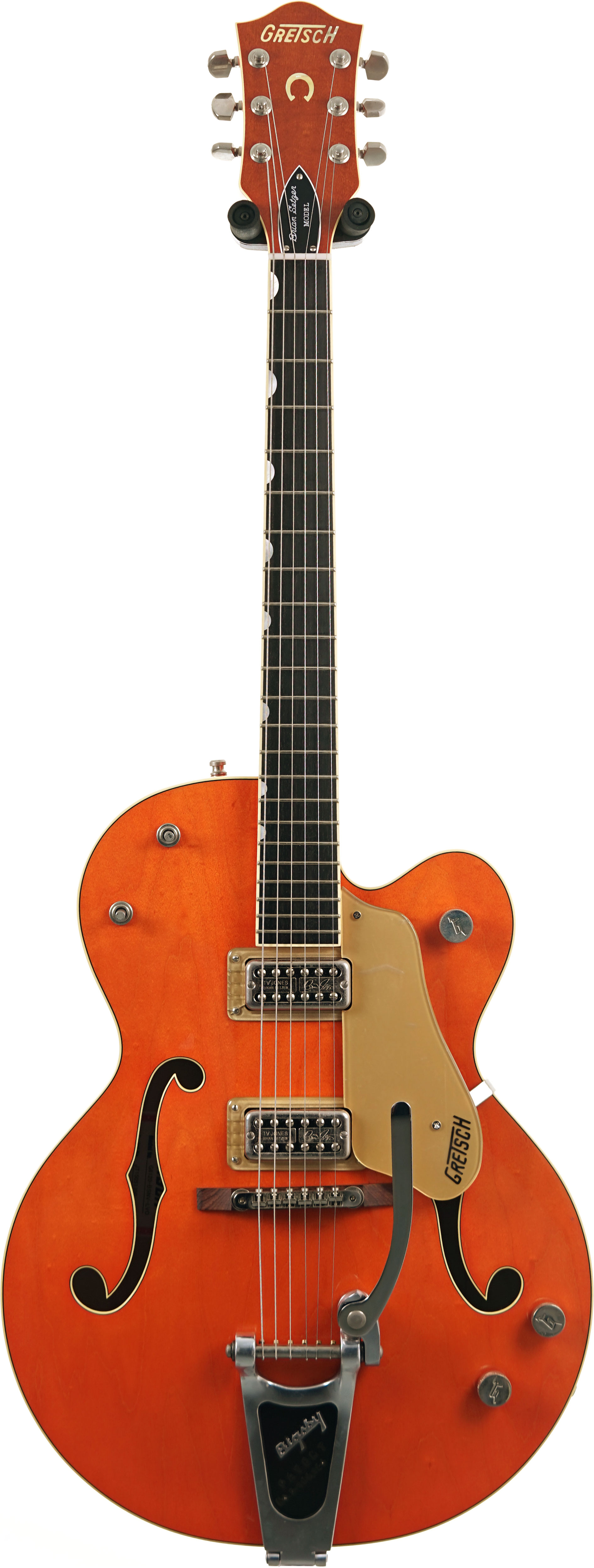 Gretsch G6120SSLVO Brian Setzer Nashville with Bigsby TV Jones Setzer Pickups Vintage Orange Stain, Lacquer (Pre-Owned)