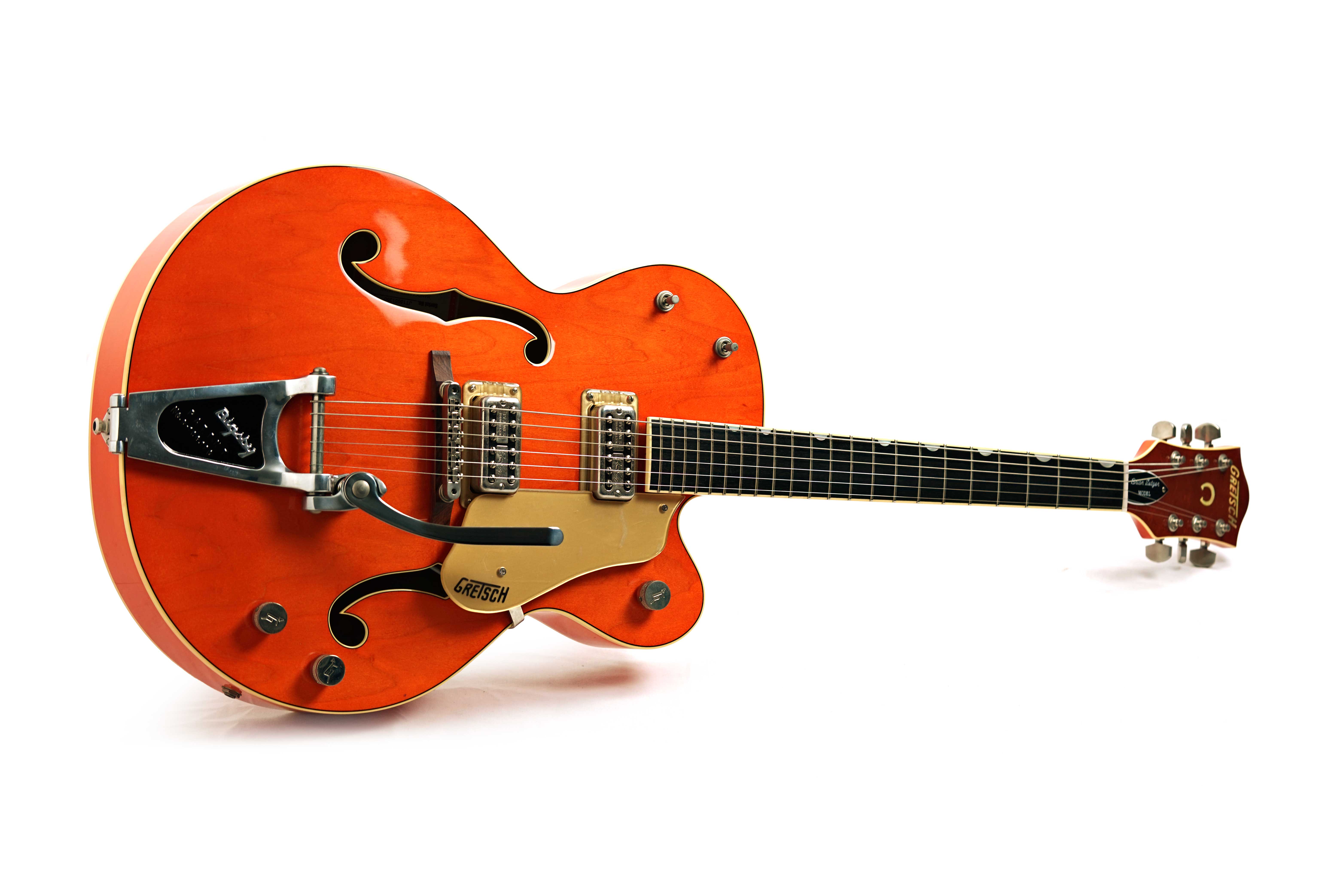 Gretsch G6120SSLVO Brian Setzer Nashville with Bigsby TV Jones Setzer Pickups Vintage Orange Stain, Lacquer (Pre-Owned)