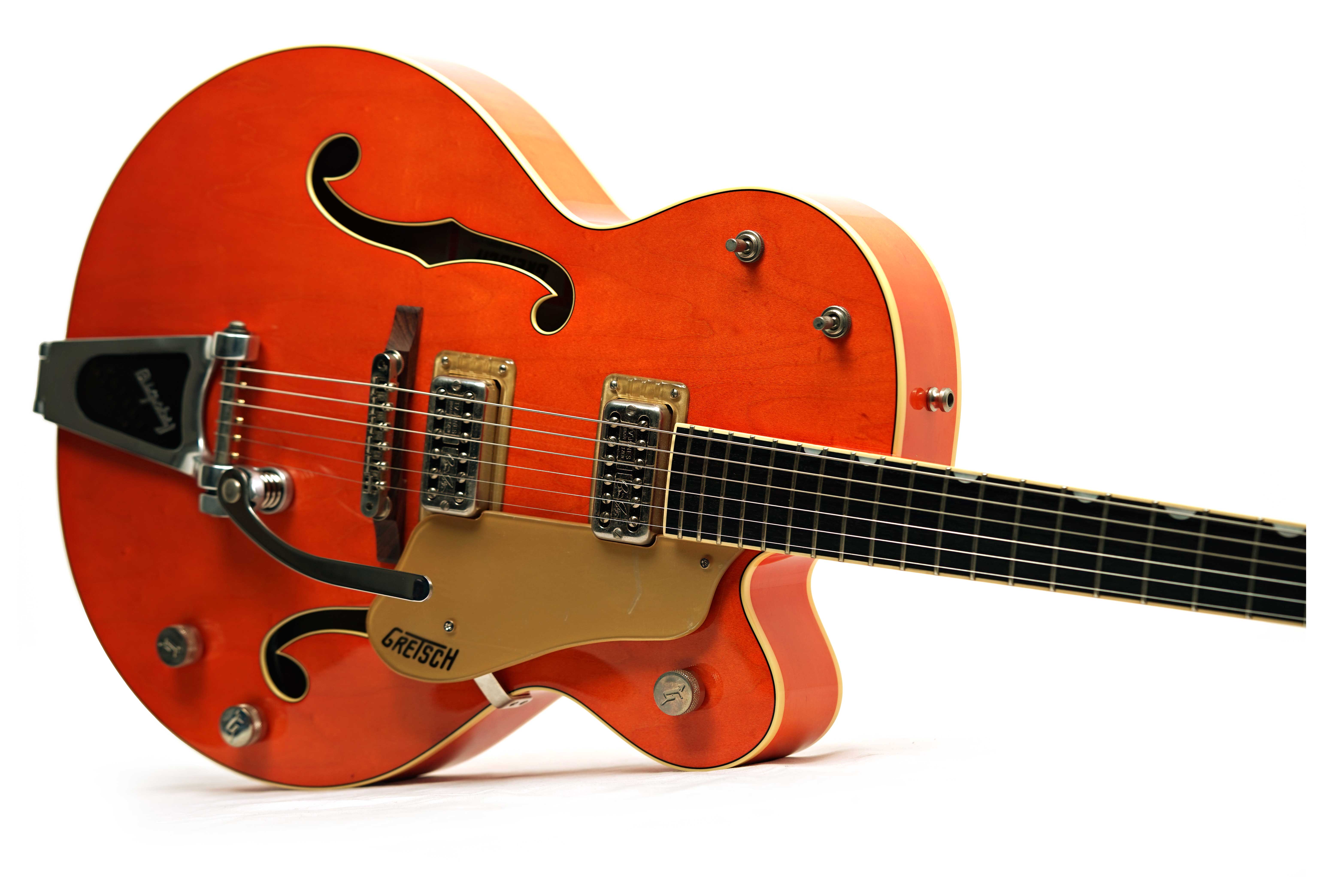 Gretsch G6120SSLVO Brian Setzer Nashville with Bigsby TV Jones Setzer Pickups Vintage Orange Stain, Lacquer (Pre-Owned)