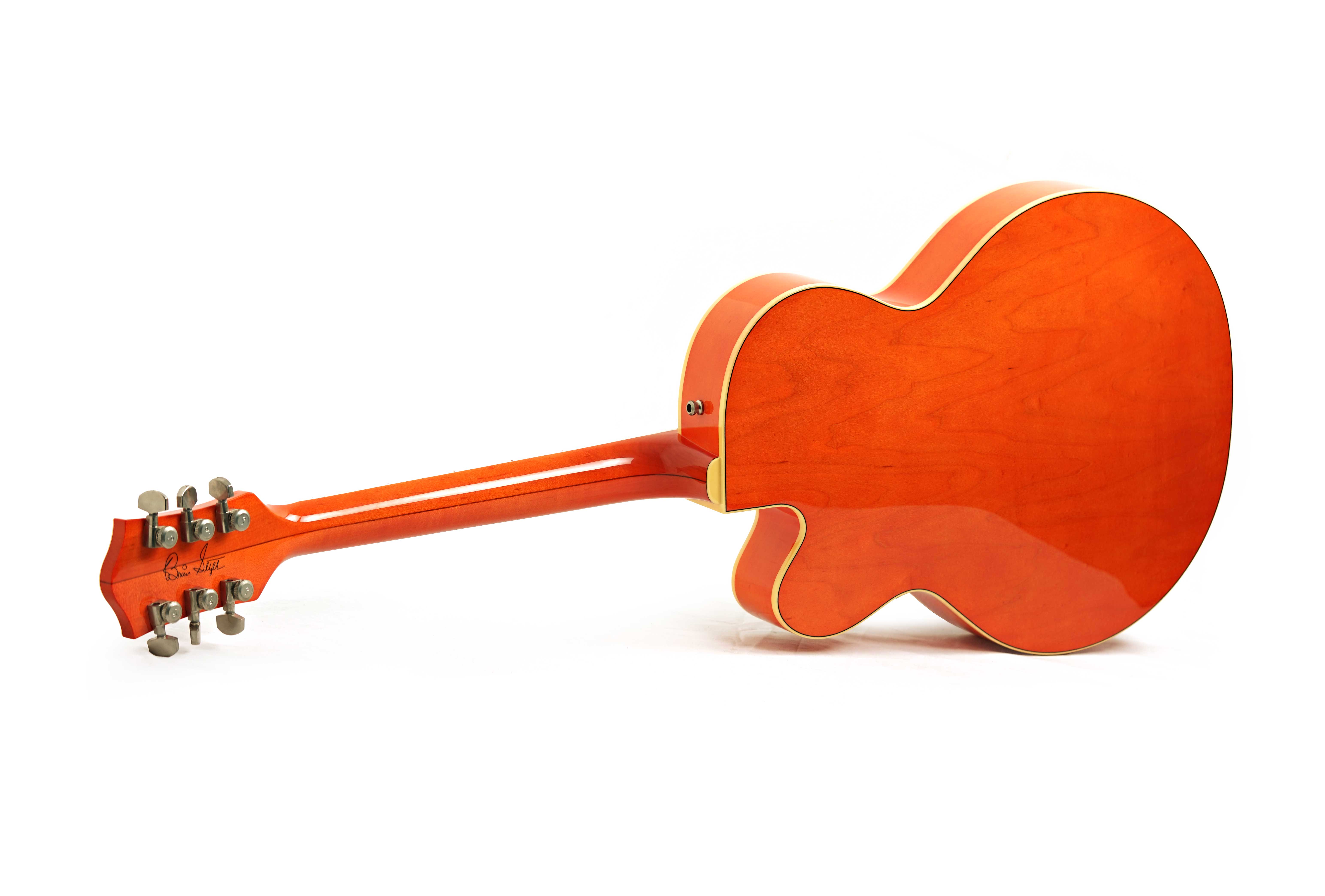 Gretsch G6120SSLVO Brian Setzer Nashville with Bigsby TV Jones Setzer Pickups Vintage Orange Stain, Lacquer (Pre-Owned)