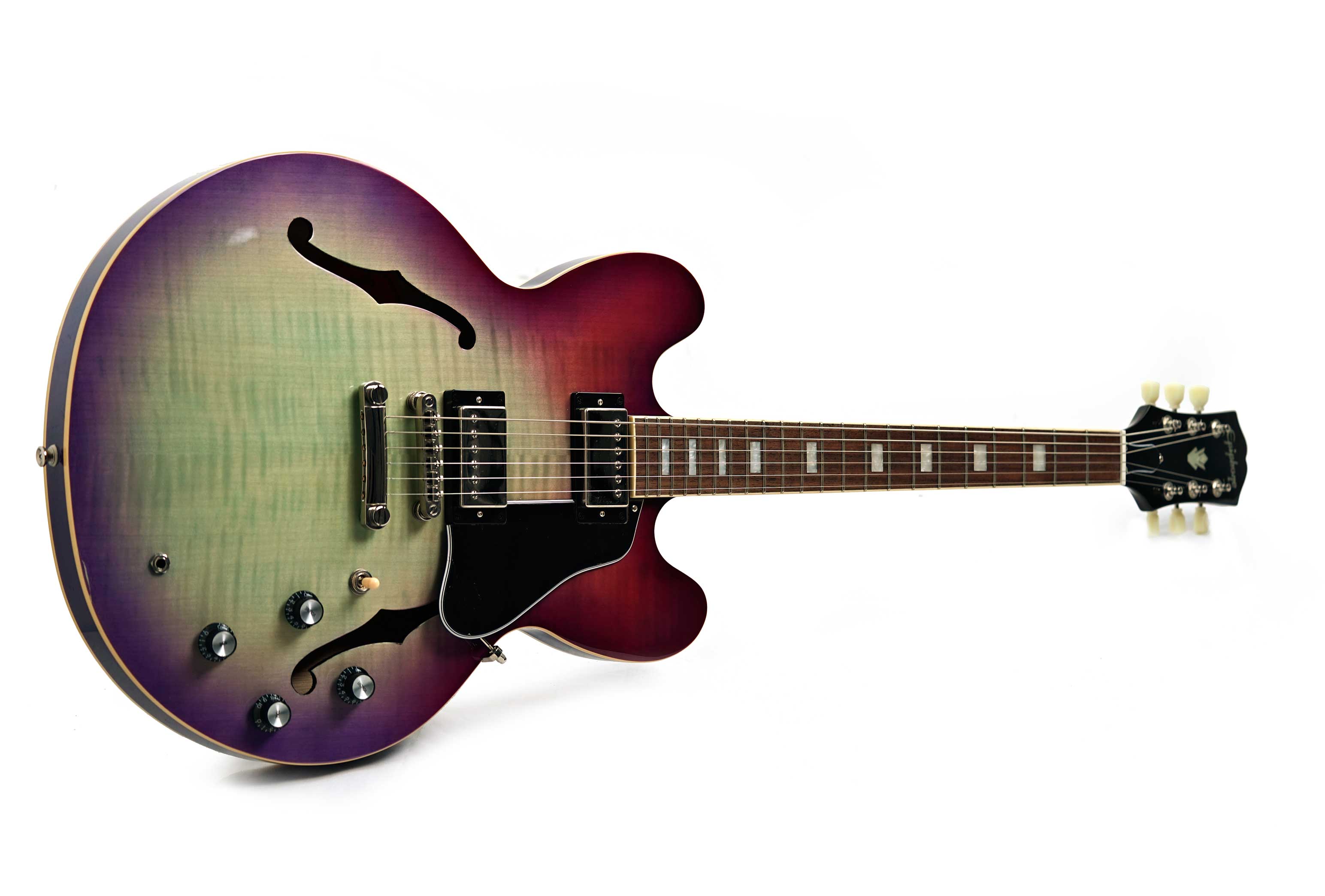 Epiphone 2024 Inspired by Gibson ES-335 Figured Blueberry Burst  (Pre-Owned)