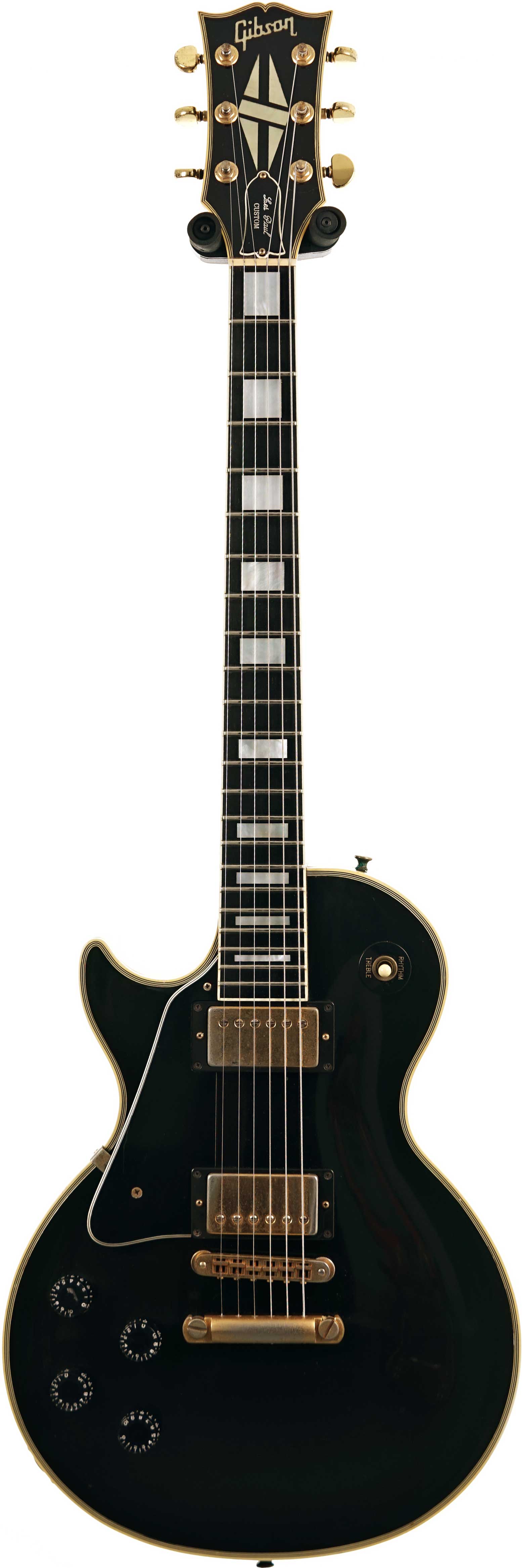 Gibson Custom Shop 1992 Les Paul Custom Ebony with Ebony Fingerboard Gloss Left Handed (Pre-Owned)