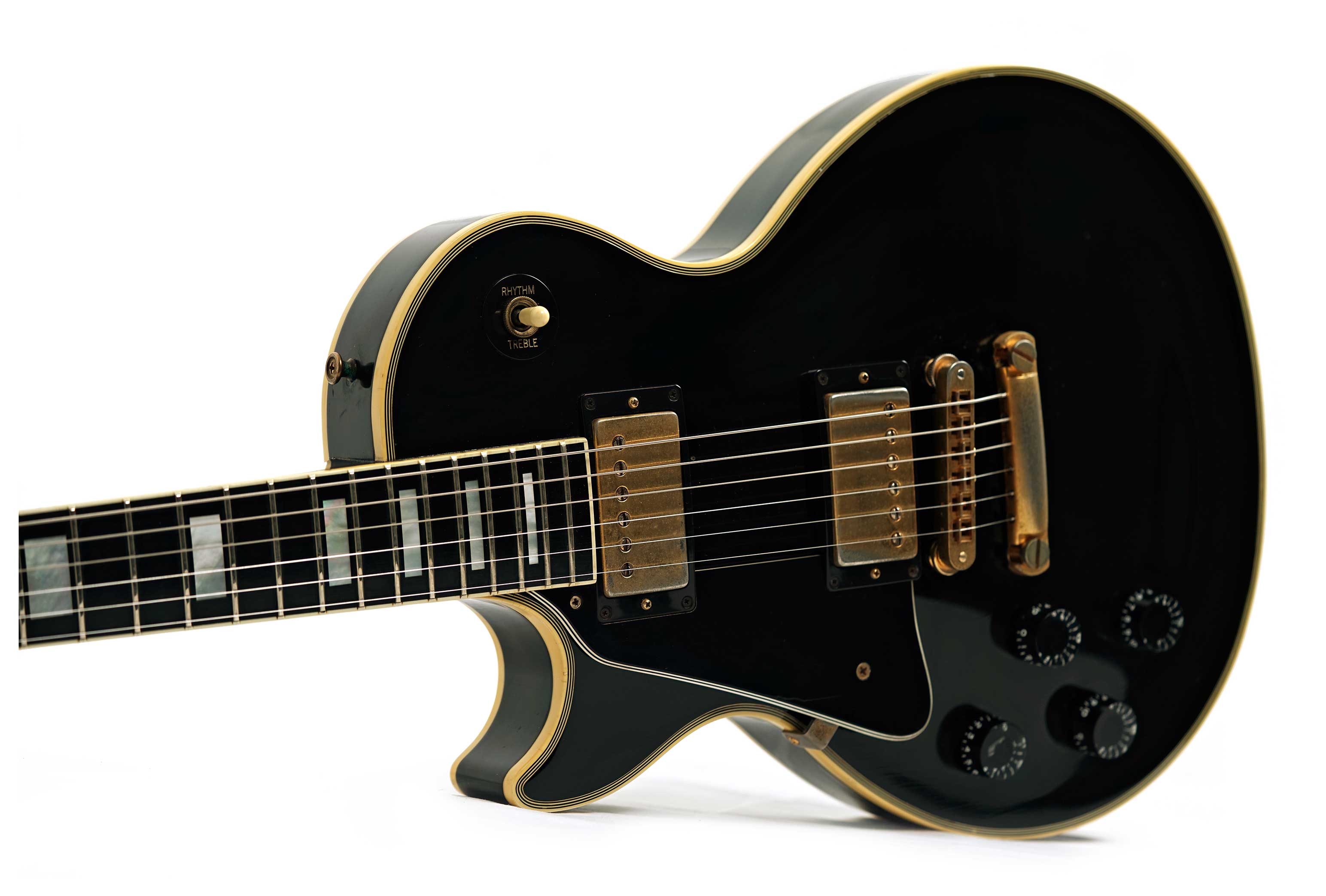 Gibson Custom Shop 1992 Les Paul Custom Ebony with Ebony Fingerboard Gloss Left Handed (Pre-Owned)
