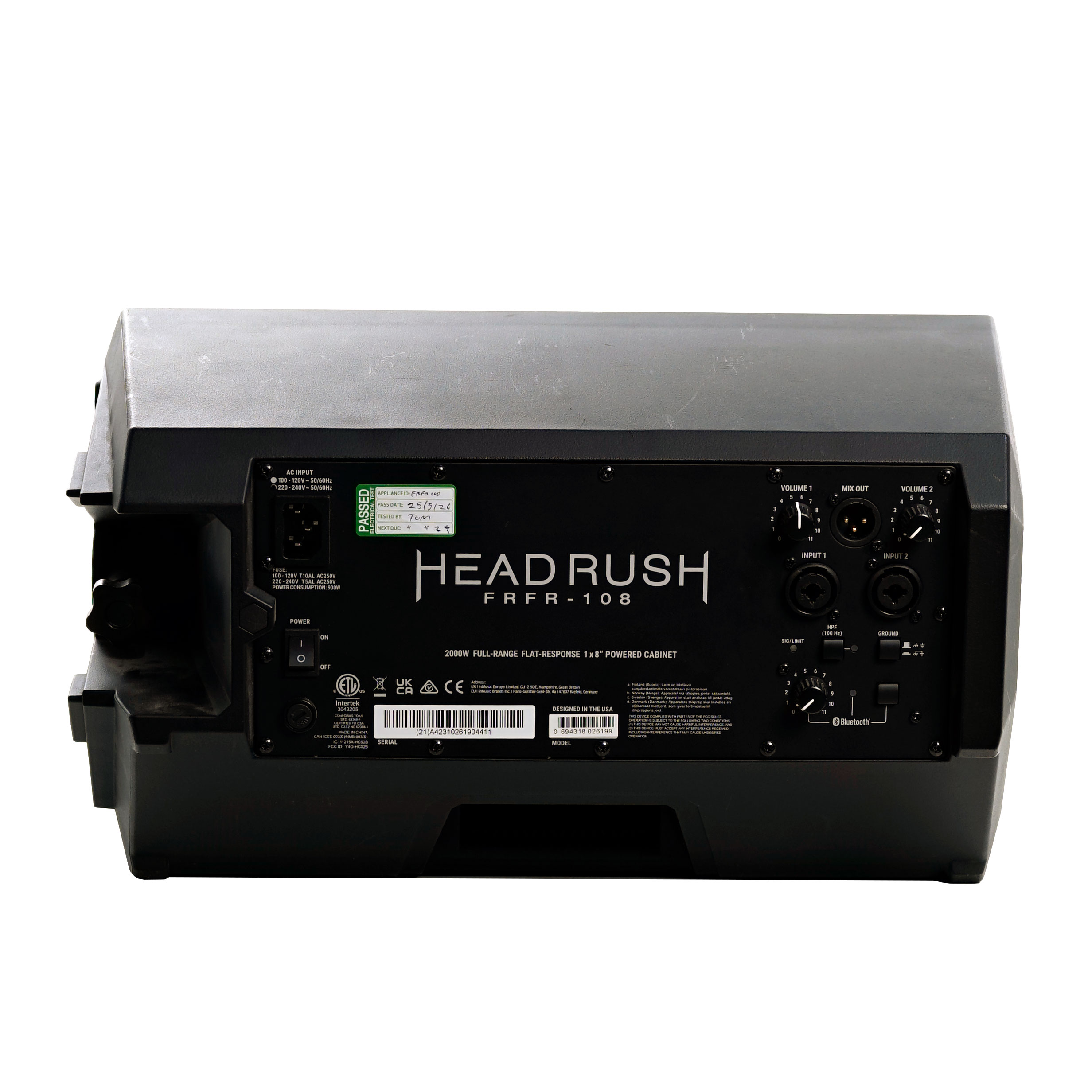 HeadRush FRFR-108 Guitar Cabinet Speaker (Pre-Owned)