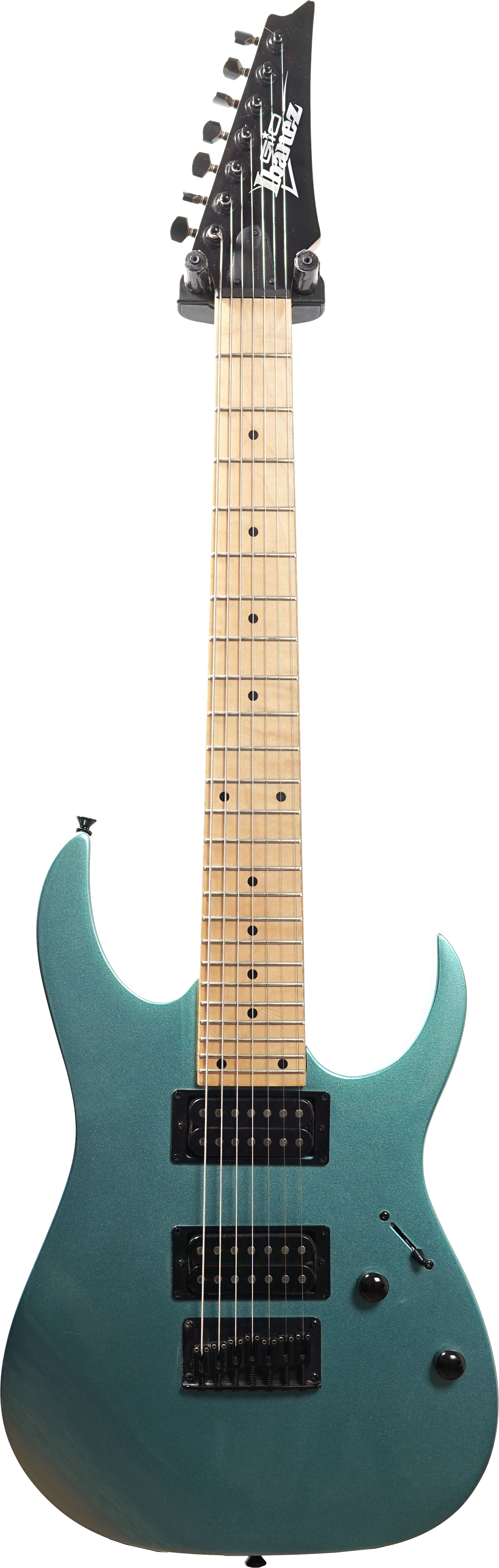 Ibanez GRG7221M-MLB 7-String Metallic Light Blue (Spot 2021)  (Pre-Owned)