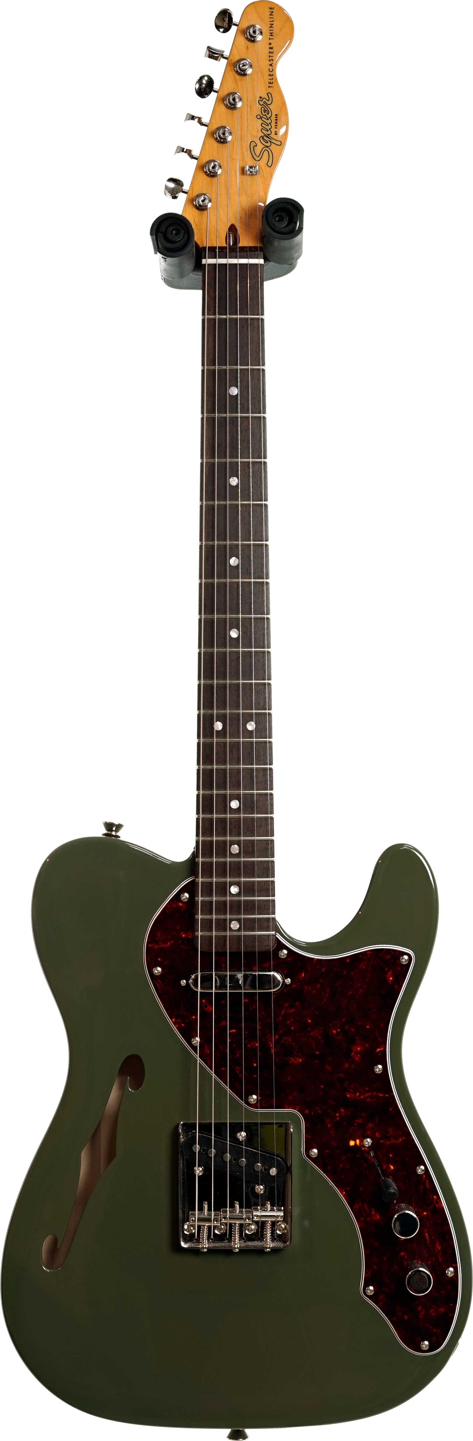 Squier Limited Edition Classic Vibe 60's Telecaster Thinline Dark Olive Green  (Pre-Owned)