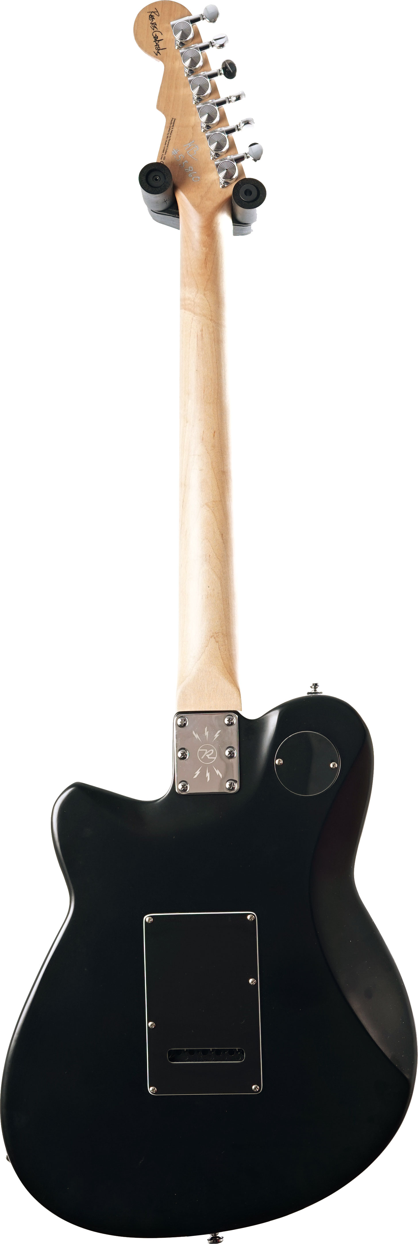Reverend Reeves Gabrels Signature Satin Black Flame Maple  (Pre-Owned)