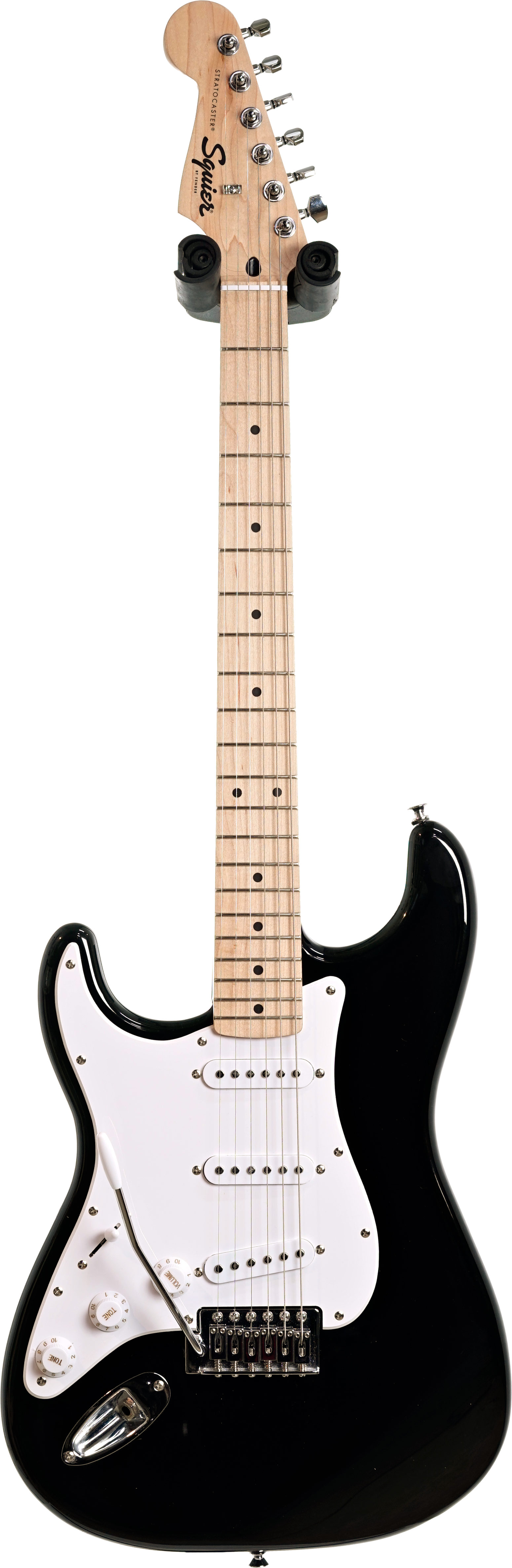 Squier Sonic Stratocaster Black Maple Fingerboard Left Handed (Pre-Owned)