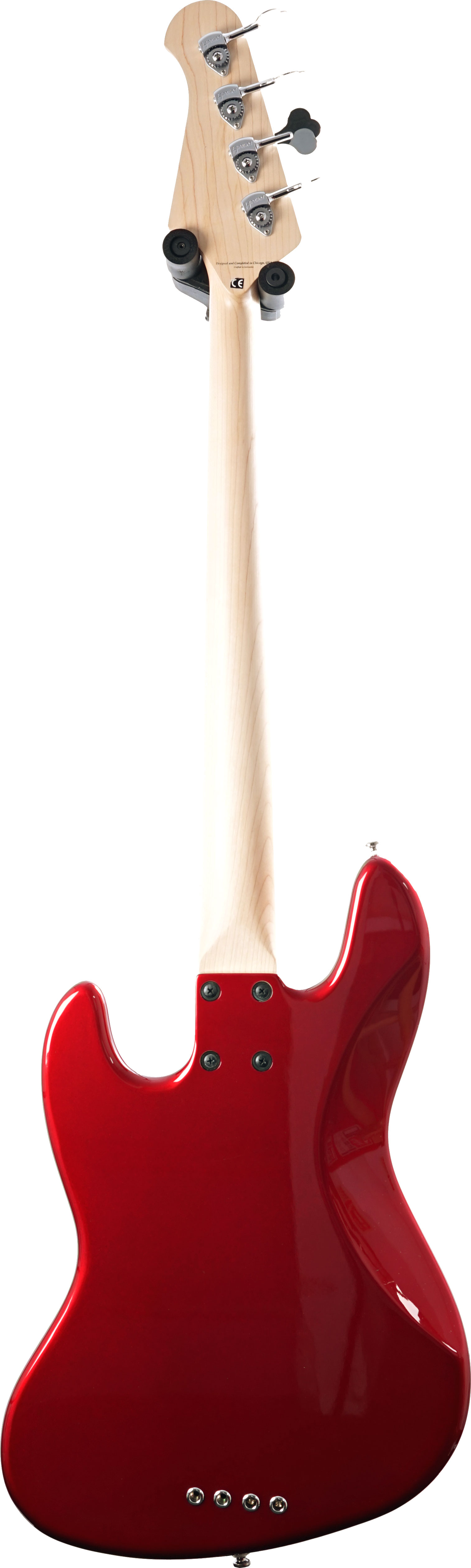 Lakland Skyline 44-60 Custom Candy Apple Red Laurel Fretboard Block and Bound  (Pre-Owned)